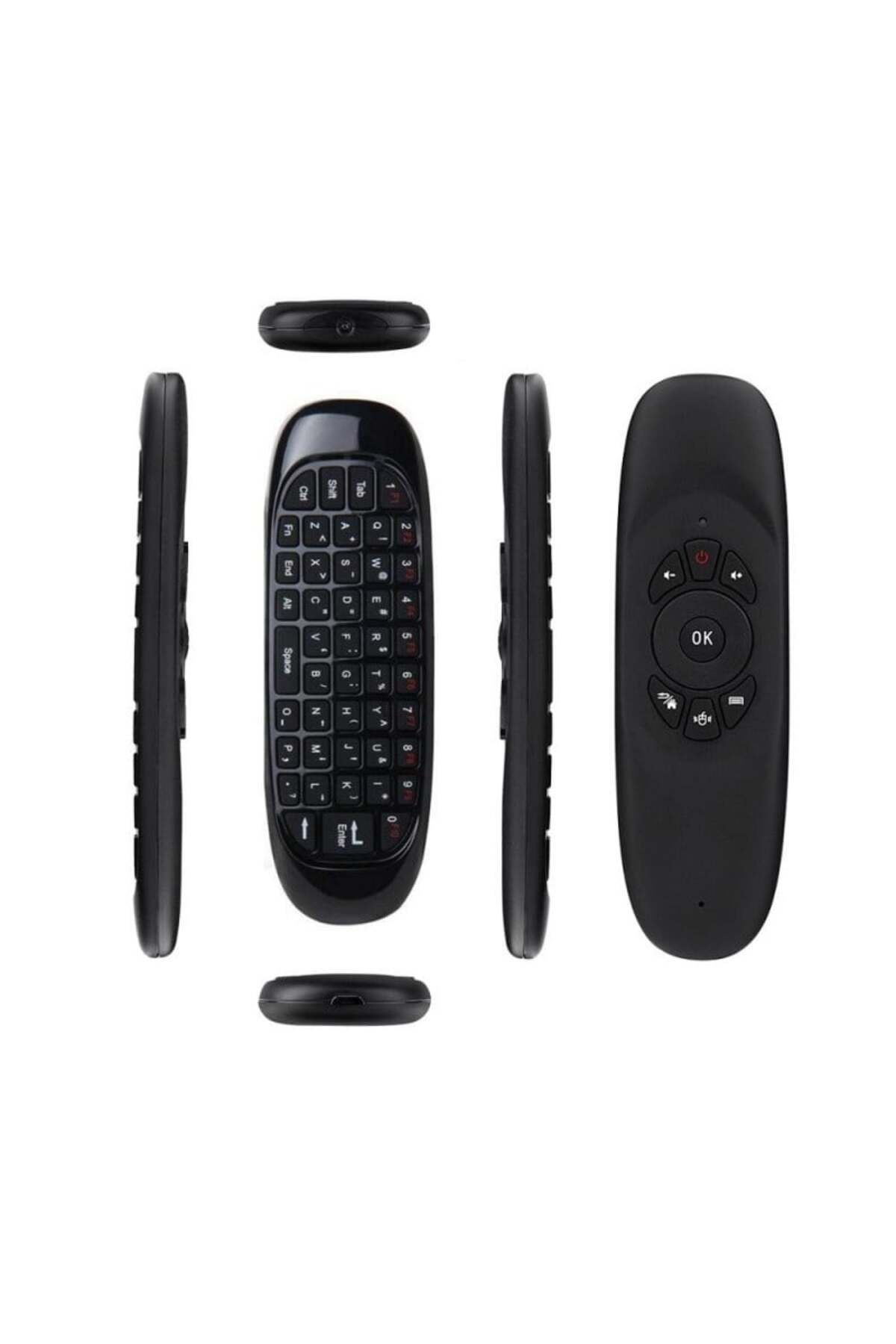 TECHSTAR-® C120 Keyboard, Air Mouse Remote Control, Wireless 2.4g, Usb, Gyroscope, Qwerty 10