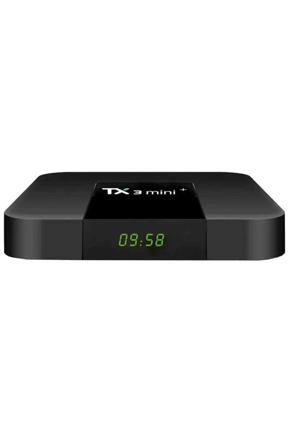TECHSTAR-Mini PC Tv Box Techstar® TX3 Mini+, Quad Core Amlogic S905X2 Processor, Android 11, UHD 4K, 4GB RAM, 6