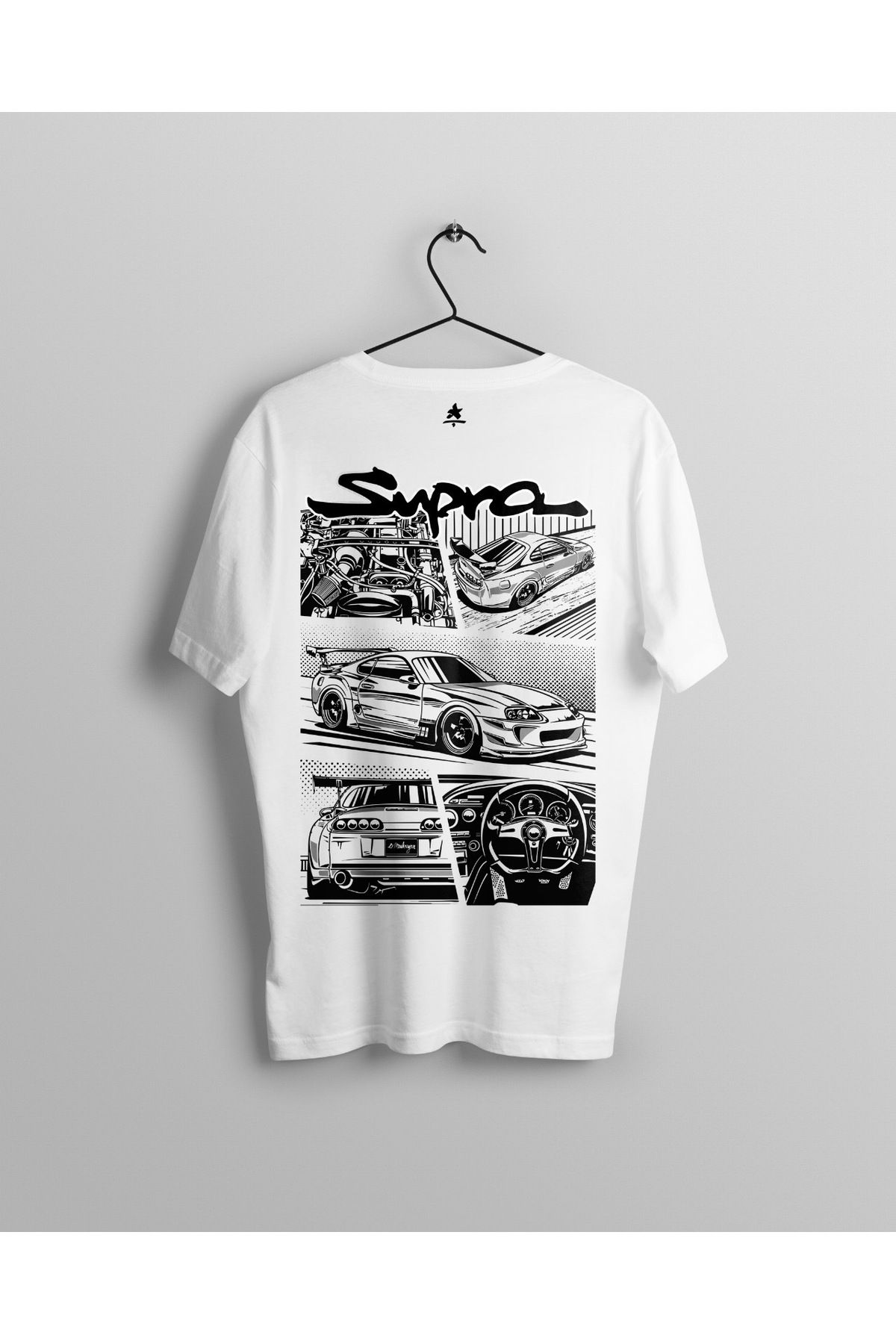 Ct Erkek Oversize Baskılı T-Shirt - Supra