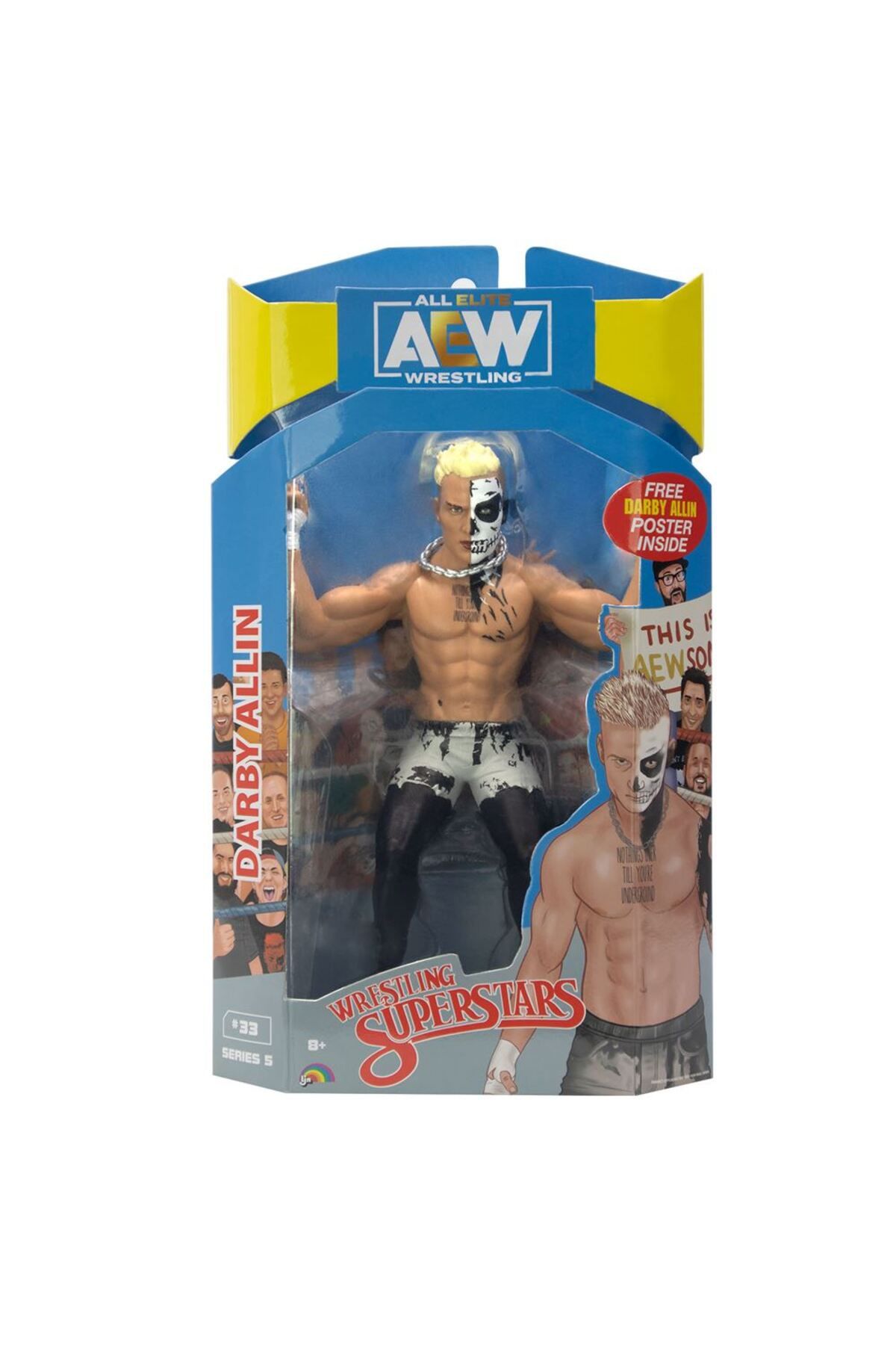 NECO TOYS-Jazwares Aew Characters Model Action Figures S5 Darby Allin 33 5