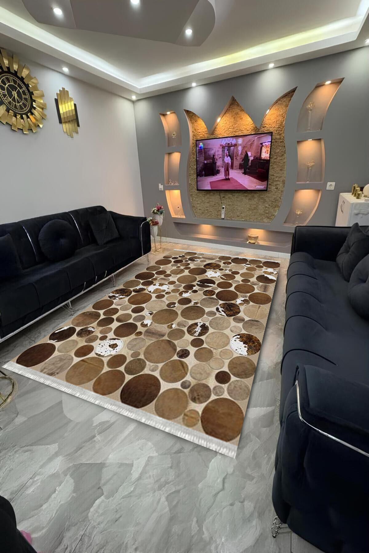 Home Dot Tabanlı yıkanabilir, leke tutmayan halı