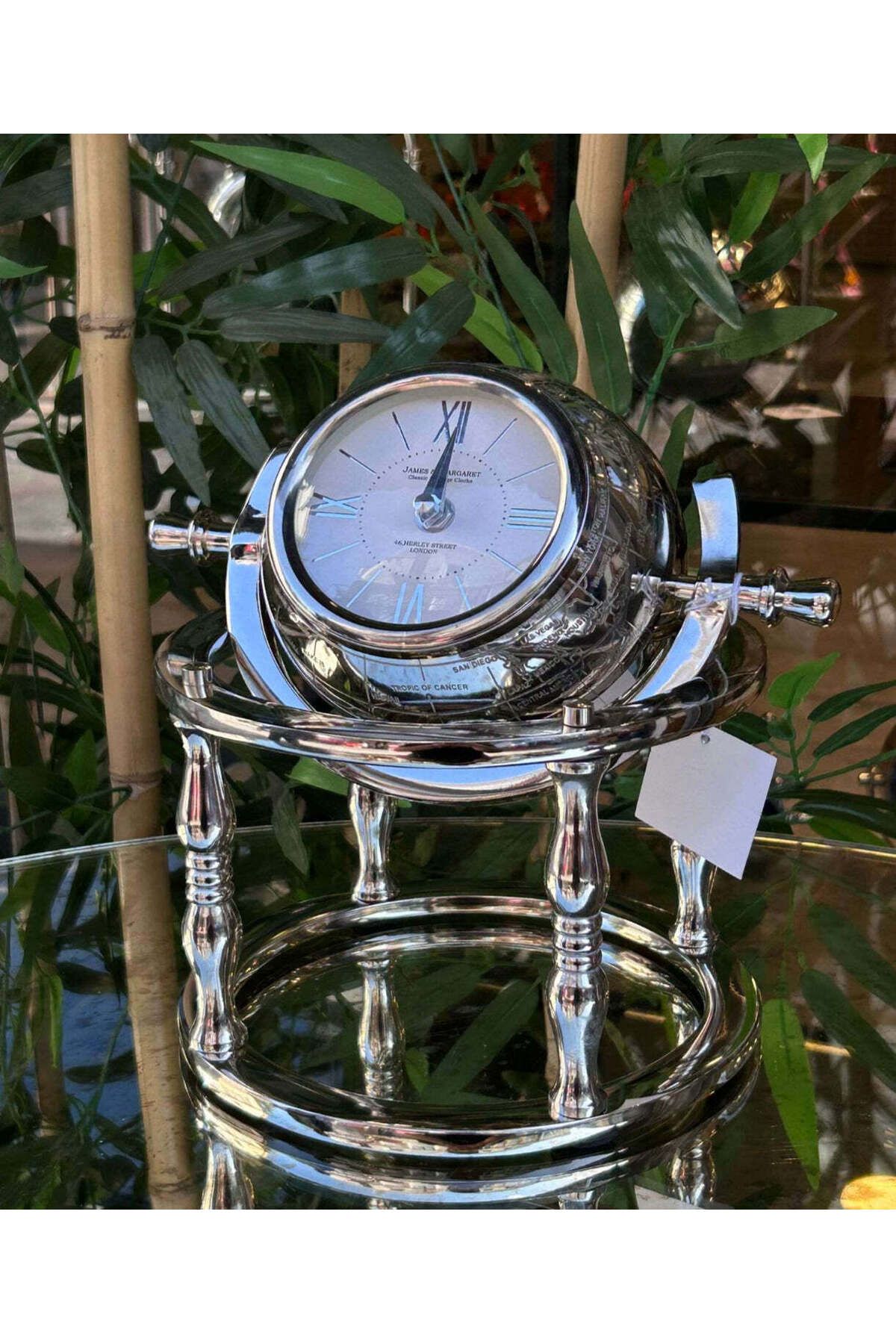YSR CONCEPT Chronoatlas Masa Saati Gümüş