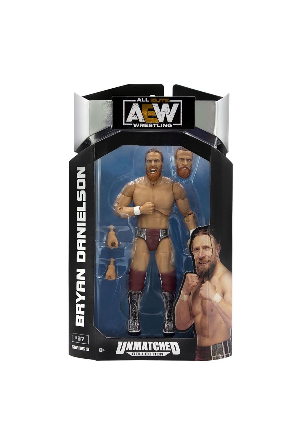 Jazwares-Aew Characters Model Action Figures S5 Bryan Danielson 37 5
