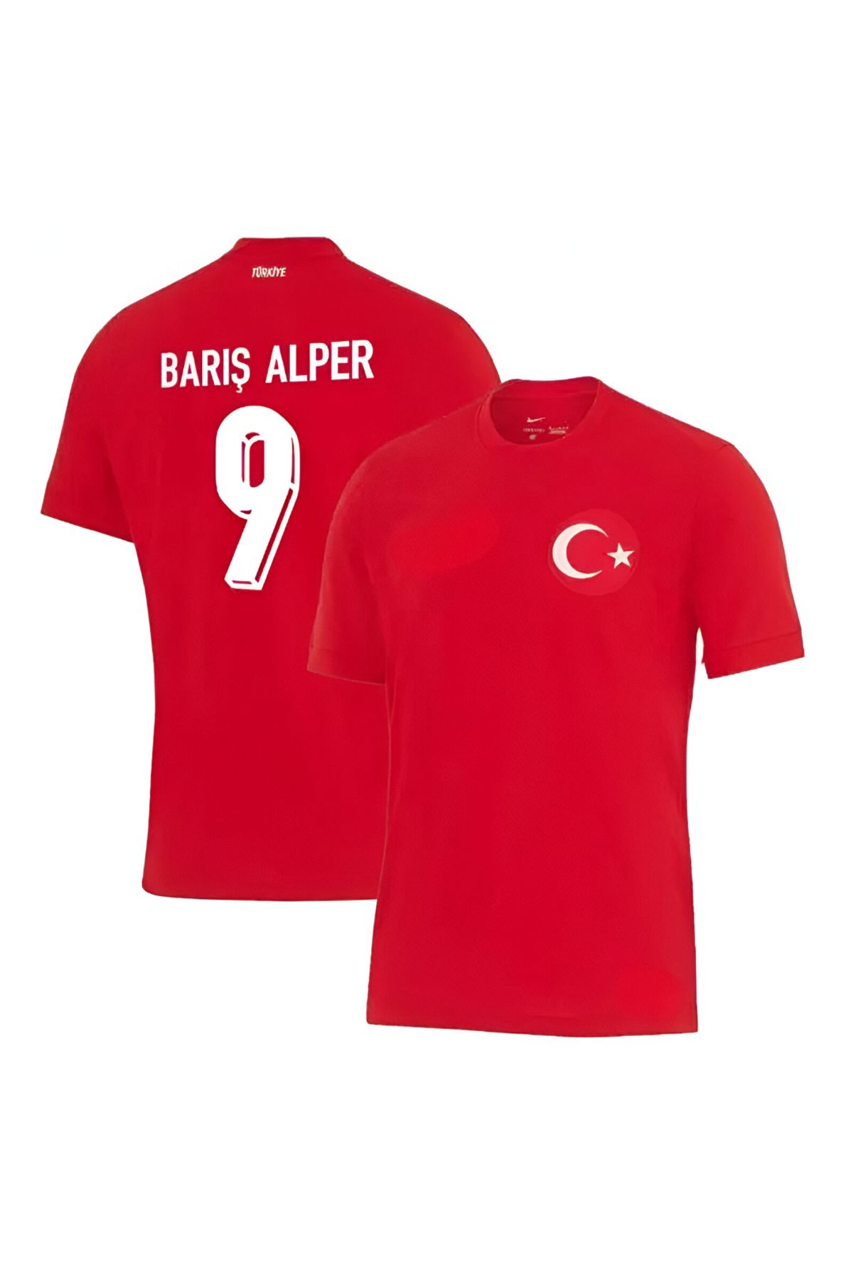 Lion Spor Barış Alper Yılmaz 9 Numarası İle Yeni Türkiye Milli Takım Kırmızı Futbol Forması