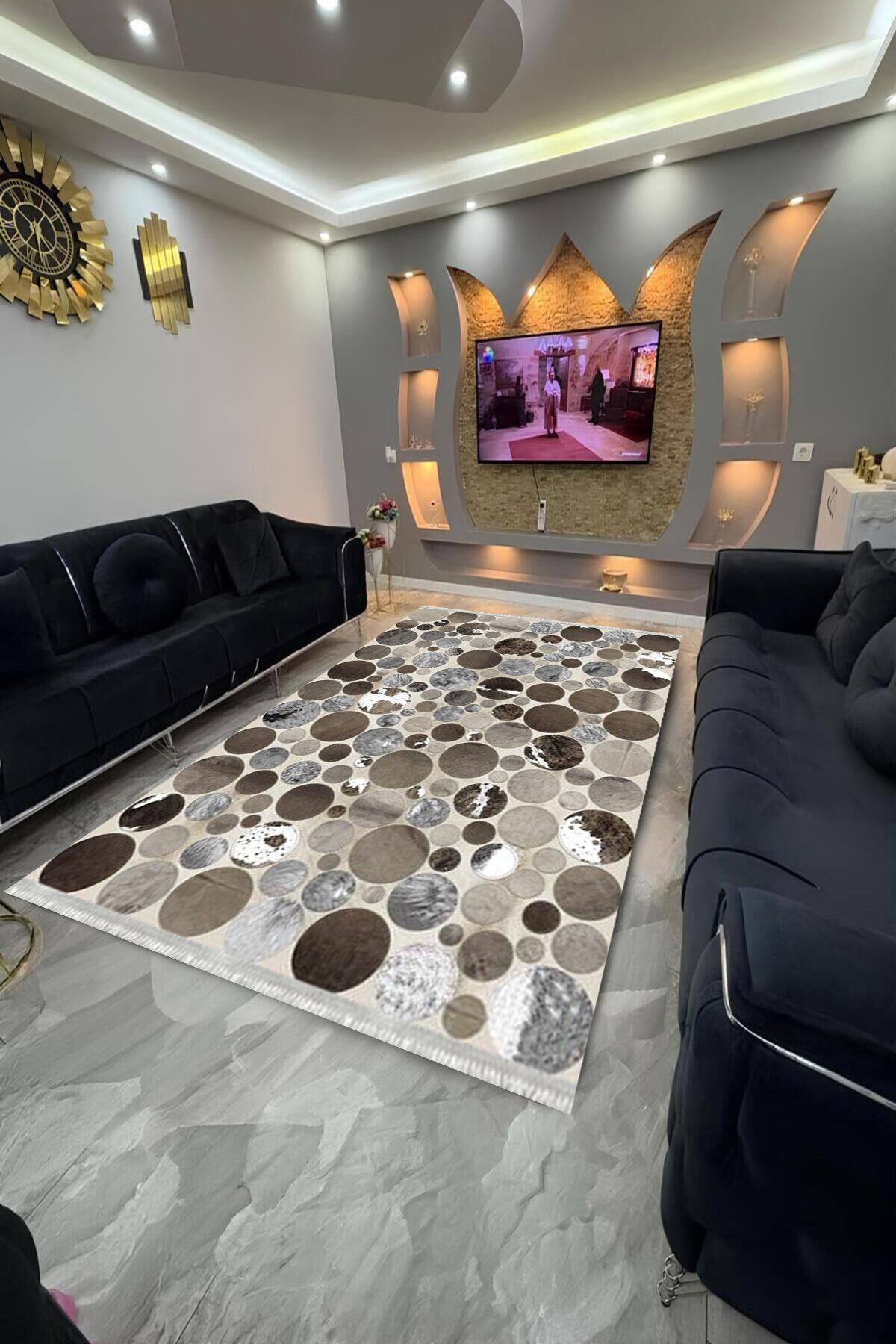 Home Dot Tabanlı yıkanabilir, leke tutmayan halı