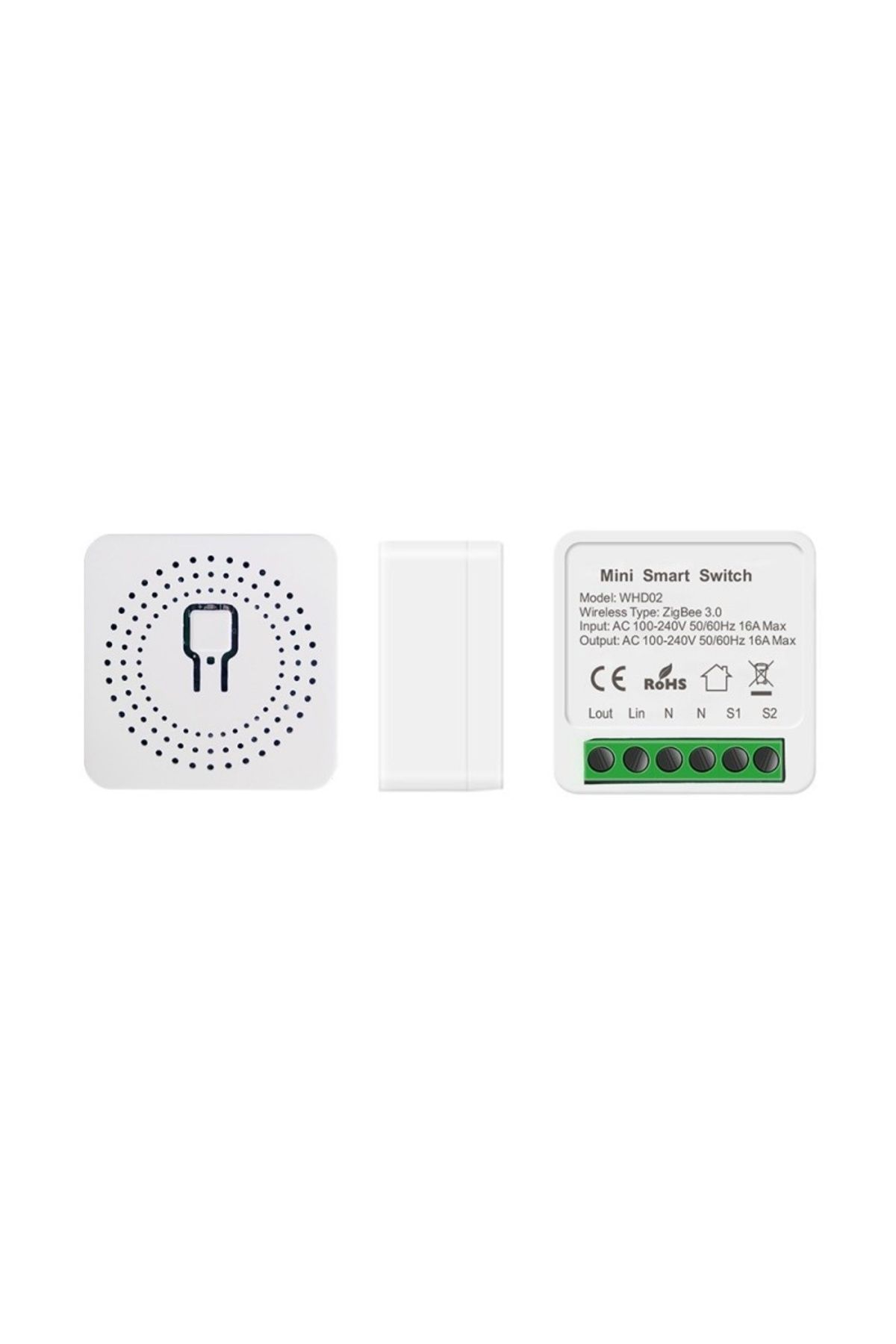 TECHSTAR-® Mini Comutator/Releu Inteligent, Protocol ZigBee 3.0, Tuya, Casă Inteligentă, Automatizare 9