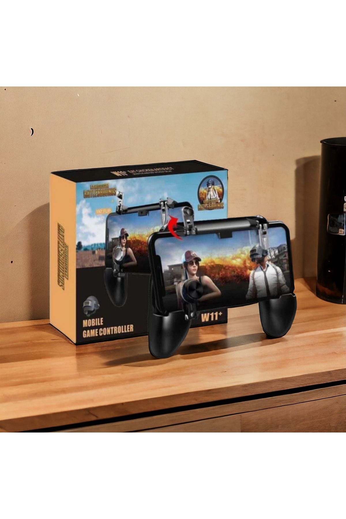 gökkuşağı store W11 Plus Oyun Konsolu Ateşleyici Tetik Joystick Gamepad Tüm Telefonlarla Uyumlu 1 Adet
