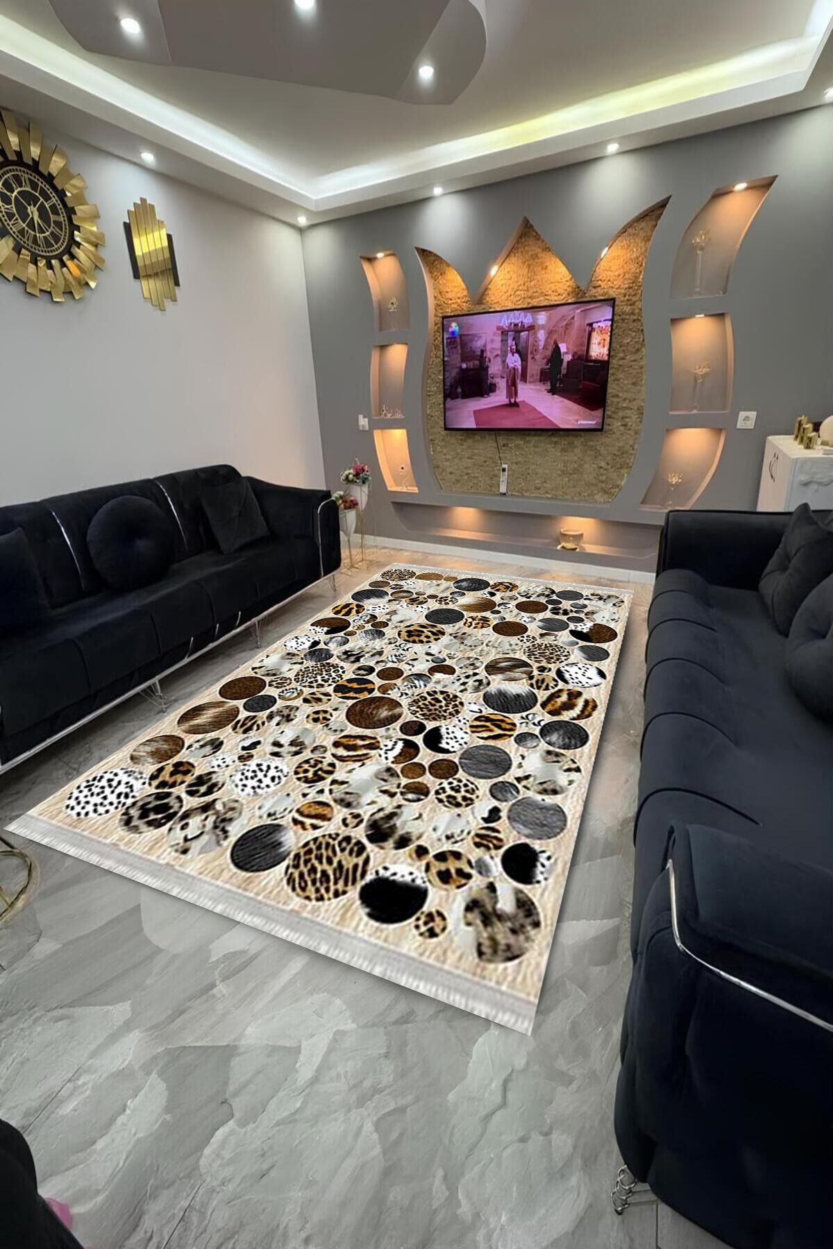 Home Dot Tabanlı yıkanabilir, leke tutmayan halı