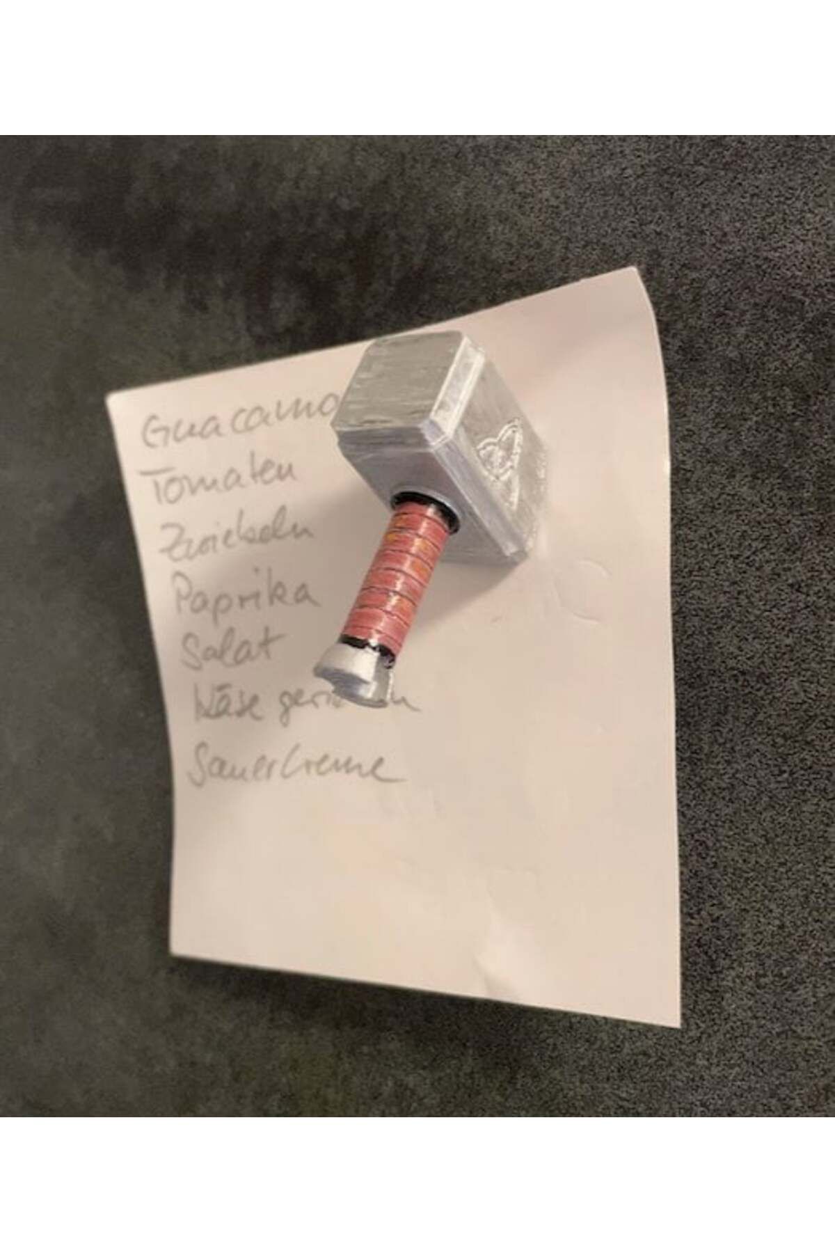 talaşoğlu Thor's Hammer (Mjolnir) Buzdolabı 10mmx2mm Mıknatıs (2 Adet)