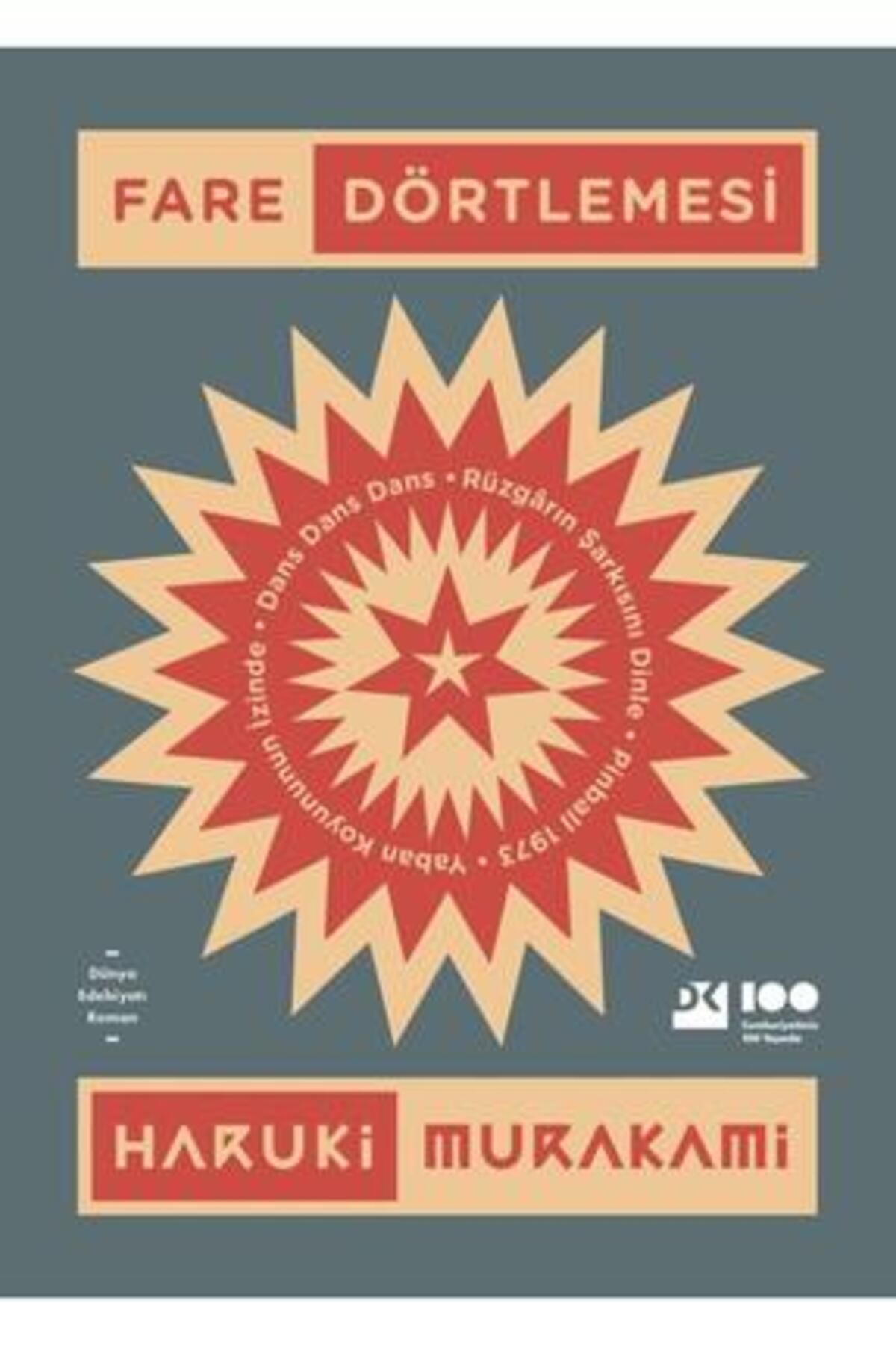 Doğan Kitap Fare Dörtlemesi Yeşil Kapak Haruki Murakami + Okuma Sticker'ları + Okuma Sticker'ları