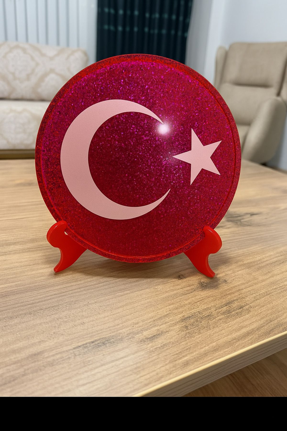 veraepoksi Ay Yıldız Masaüstü Dekoratif Obje – El Yapımı