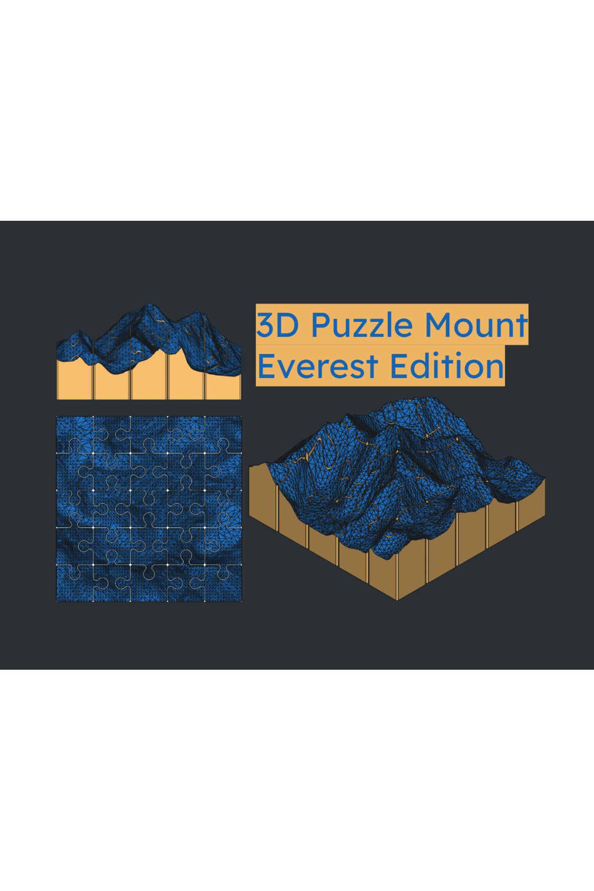 Vision Craft 3D Bulmaca Dağı Everest Edition