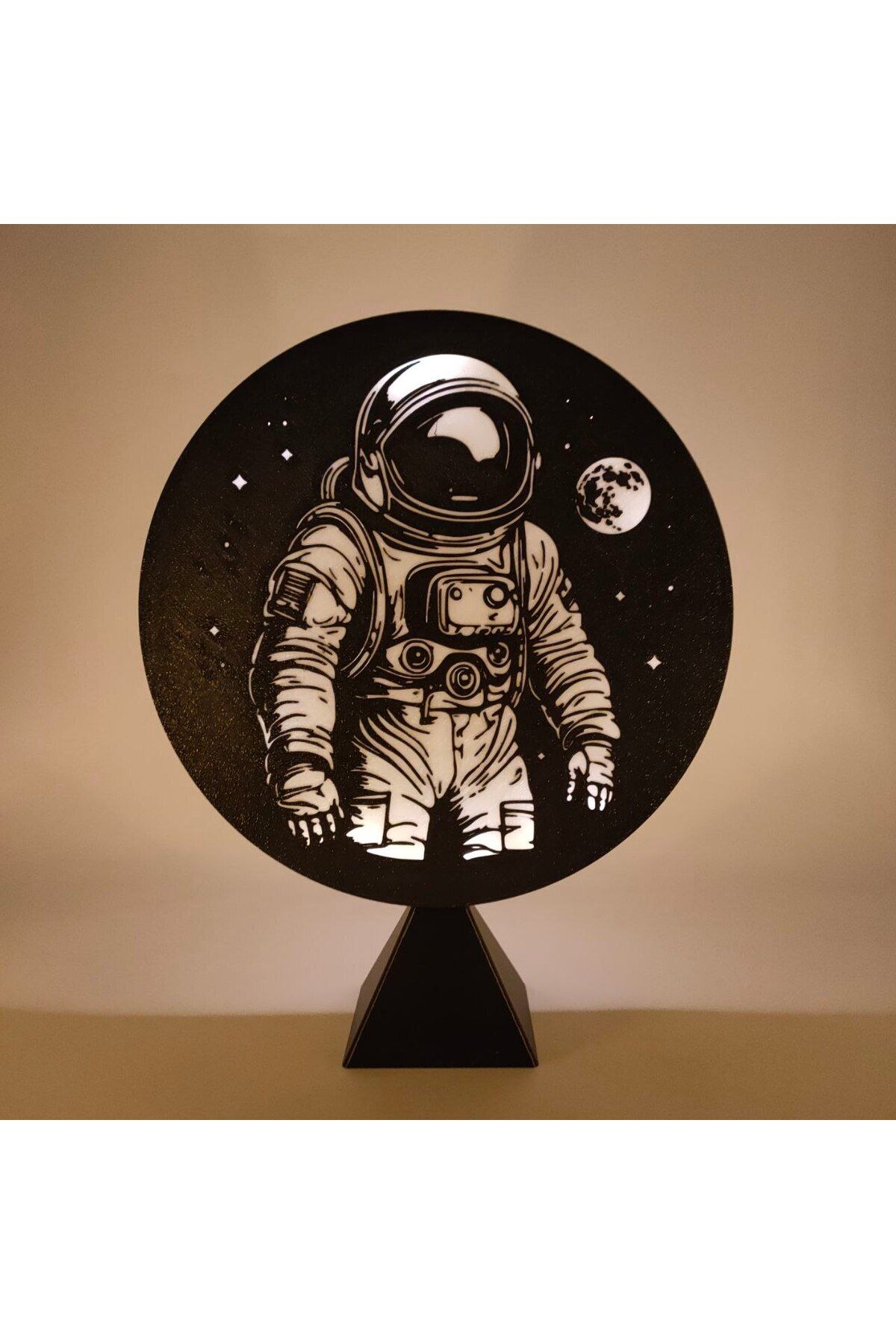 Vaiflagy Store Desenli Led Işıklı Modern Dekoratif Aydınlatma Çember Ring Gece Lambası