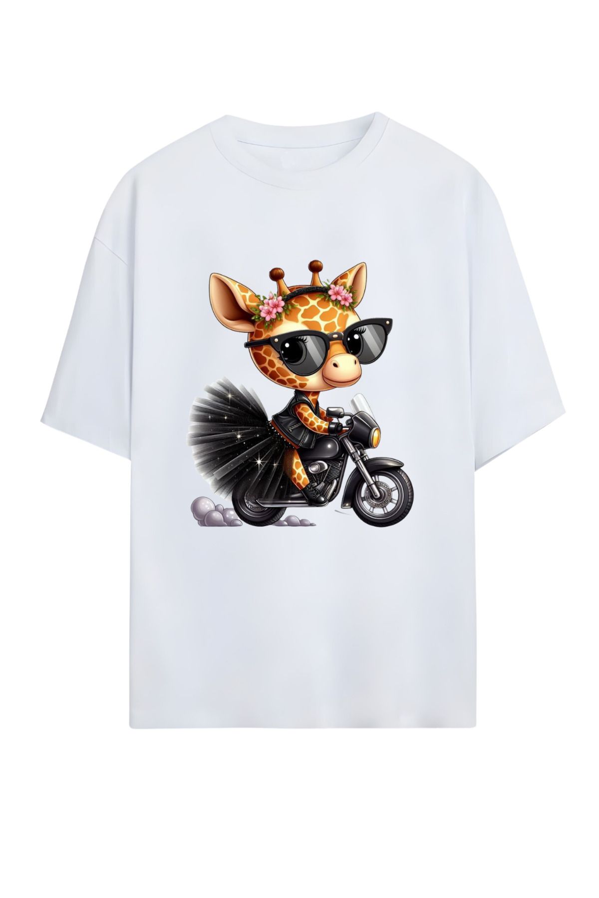 MAGORS GraffTee Unisex %100 Organik Pamuk Relaxed Fit Yuvarlak Yakalı İllüstrasyon Art Baskılı T-shirt