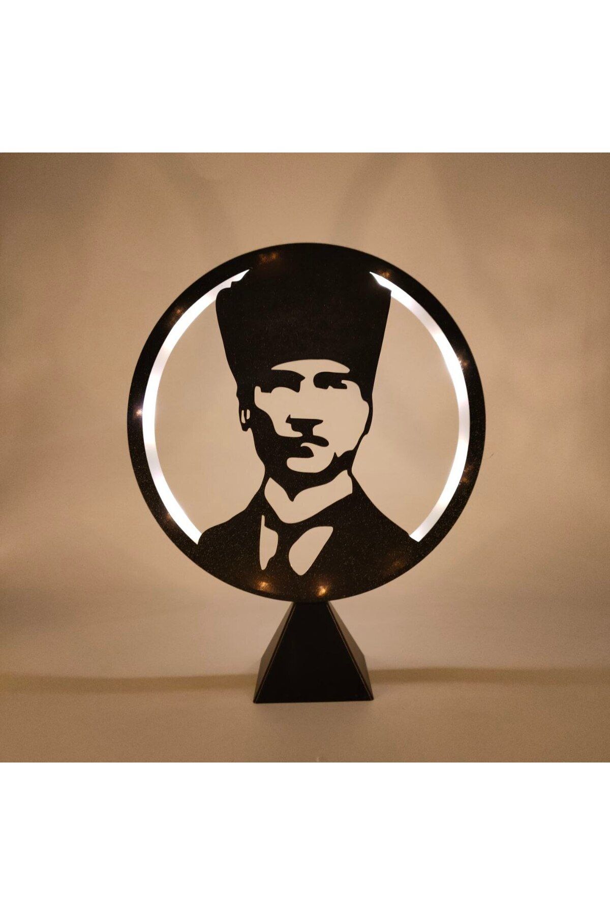 Vaiflagy Store Desenli Led Işıklı Modern Dekoratif Aydınlatma Çember Ring Gece Lambası