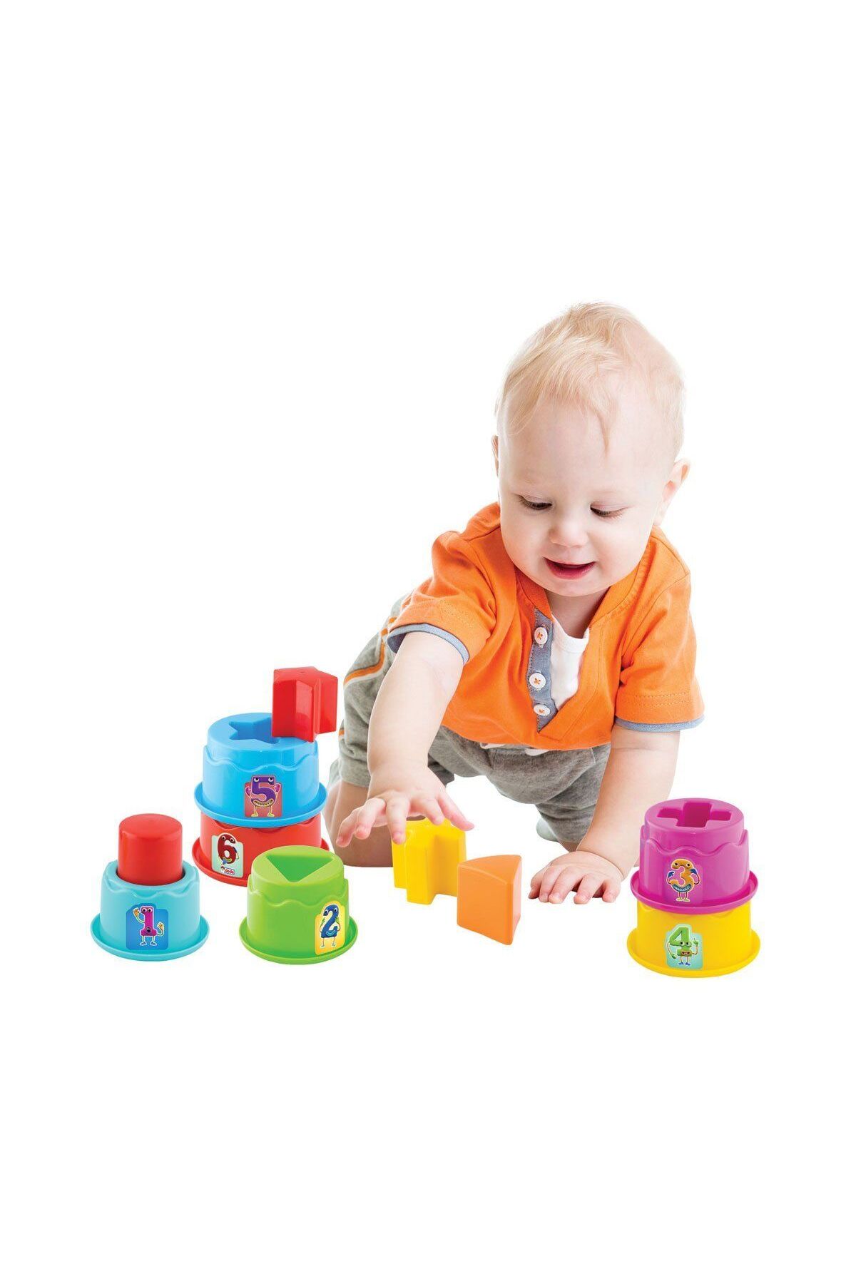 paraply 03465 Dede, Silindir Kule Bultak Kız Çocuk Erkek Çocuk Oyuncak Eğitici Oyuncaklar fotoğrafı 3 (önizleme)