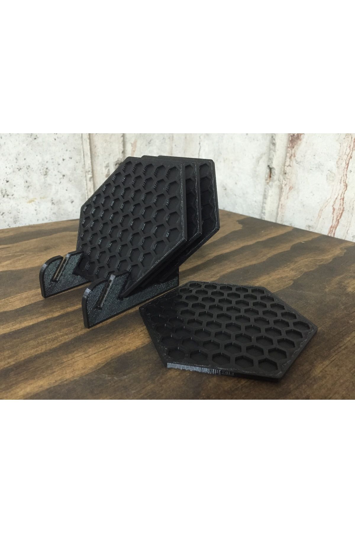 Vision Craft Yalgalanan coaster seti (3 Adet)