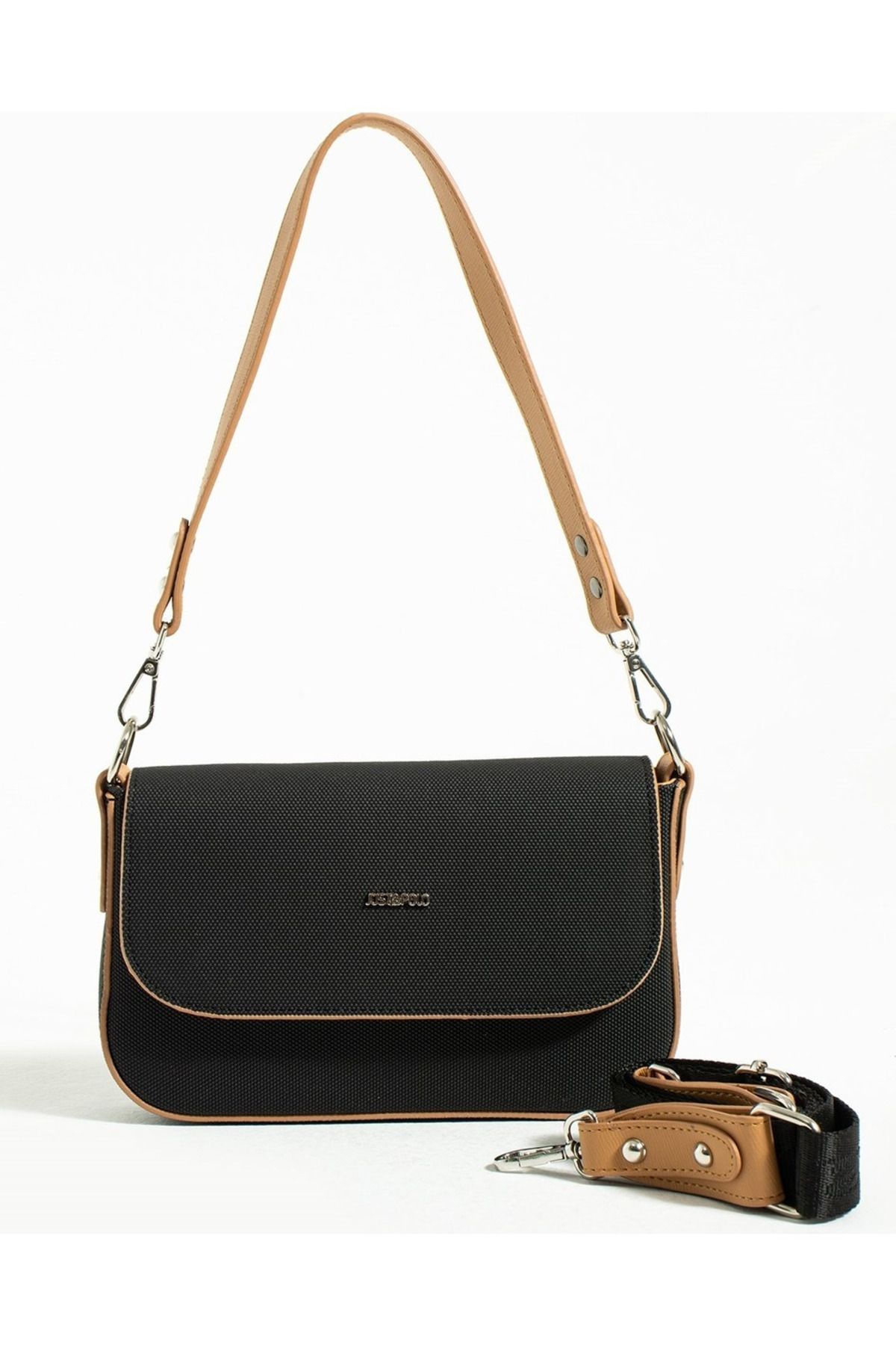 Just Polo Kadın Krem Camel El Ve Omuz Çantası 346005MH