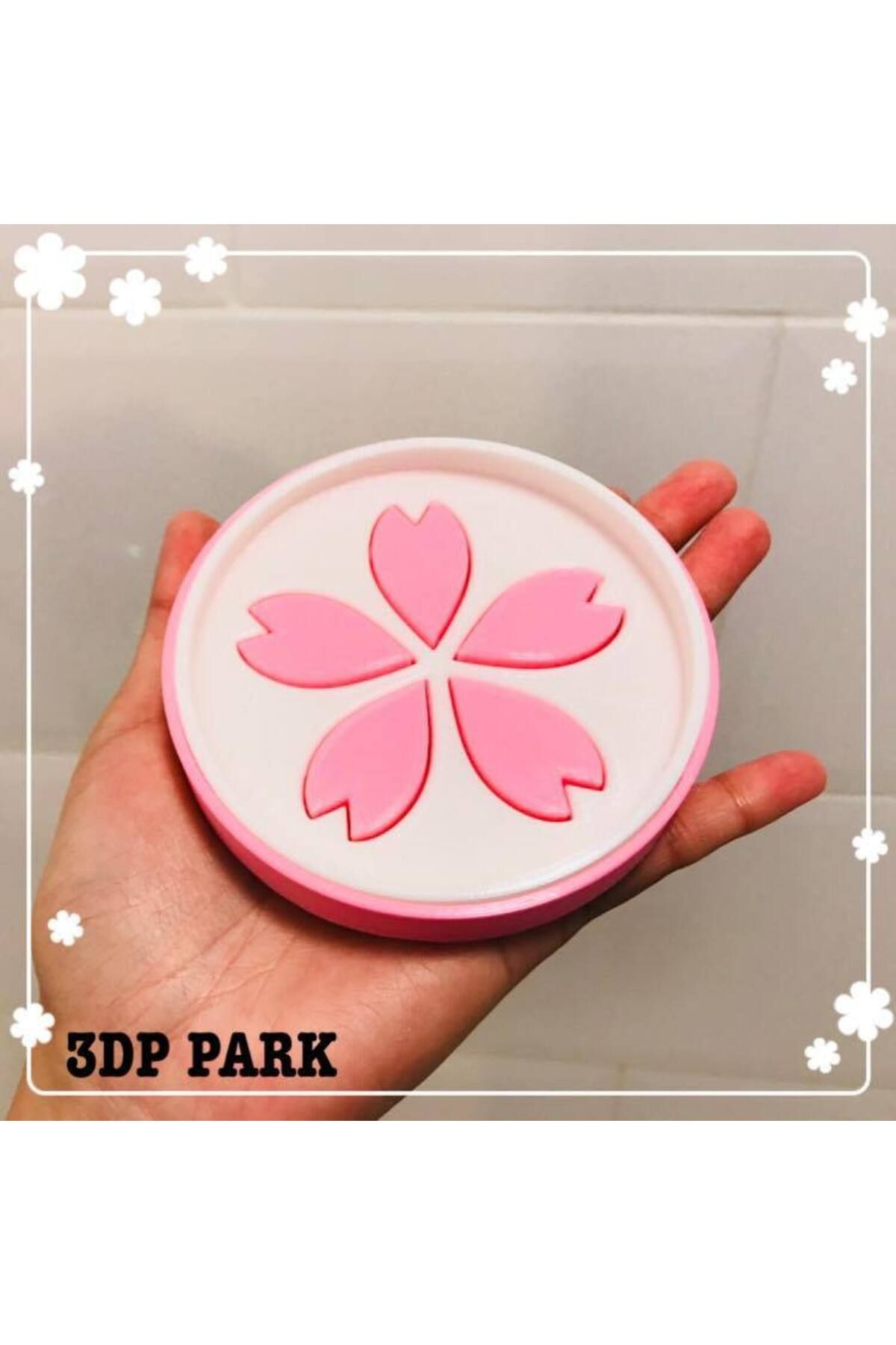 Vision Craft Sakura sabun kutusu ve coaster (3 Adet)