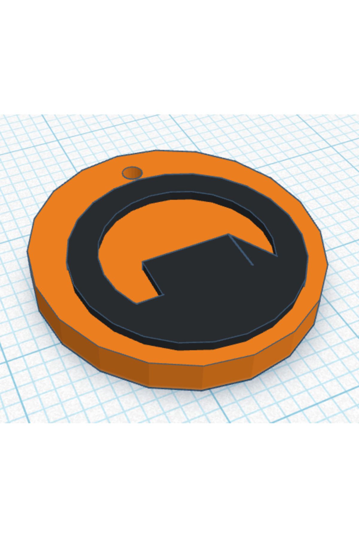 Vision Craft Black Mesa logosu, anahtar zinciri (4 Adet)