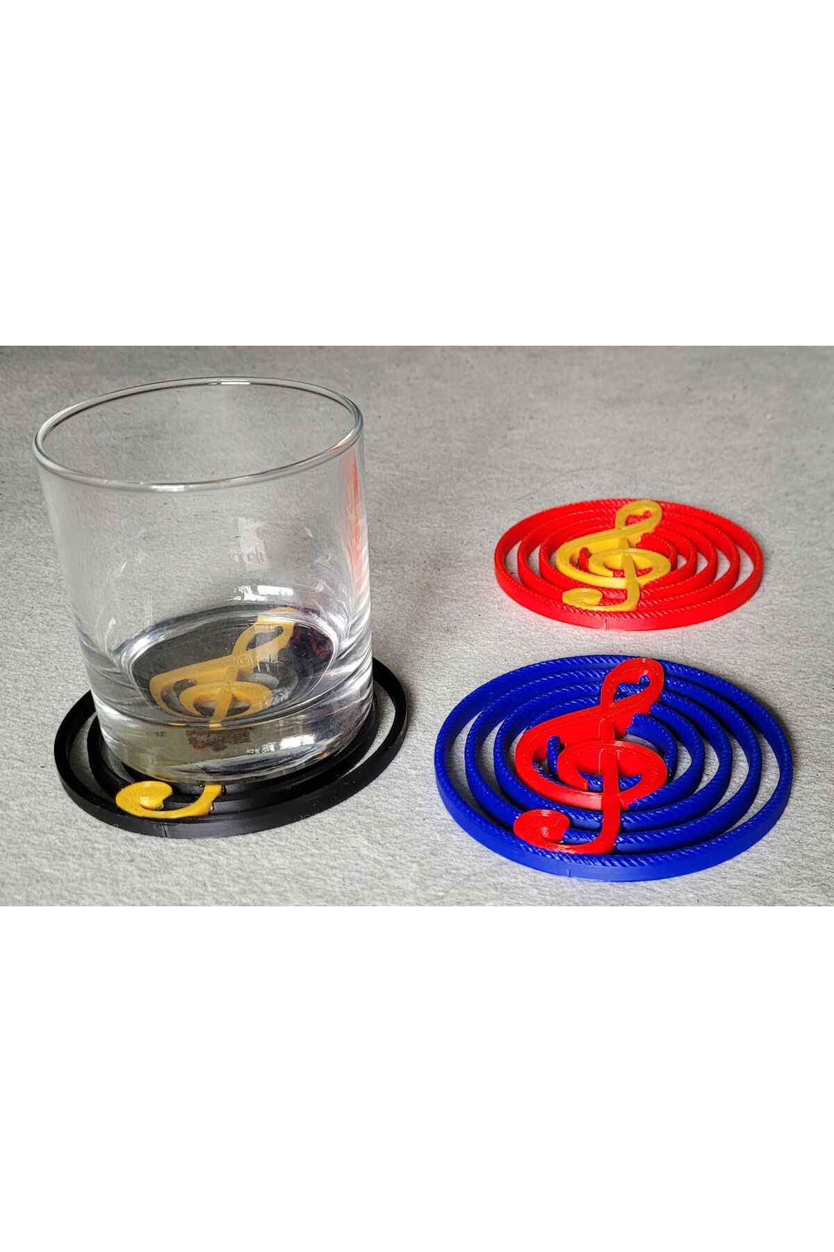 Vision Craft Clef coaster (3 Adet)