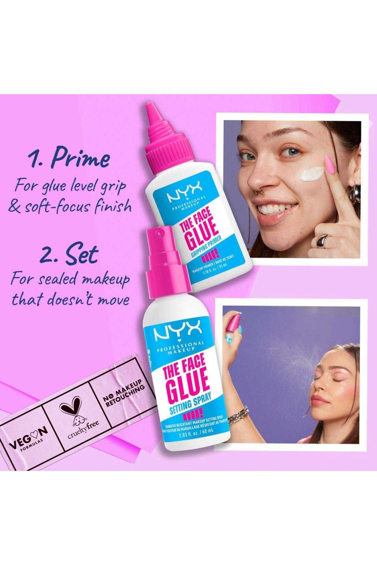 NYX-The Face Glow Gripping Primer with 24-Hour Hydration, 35 ml 2