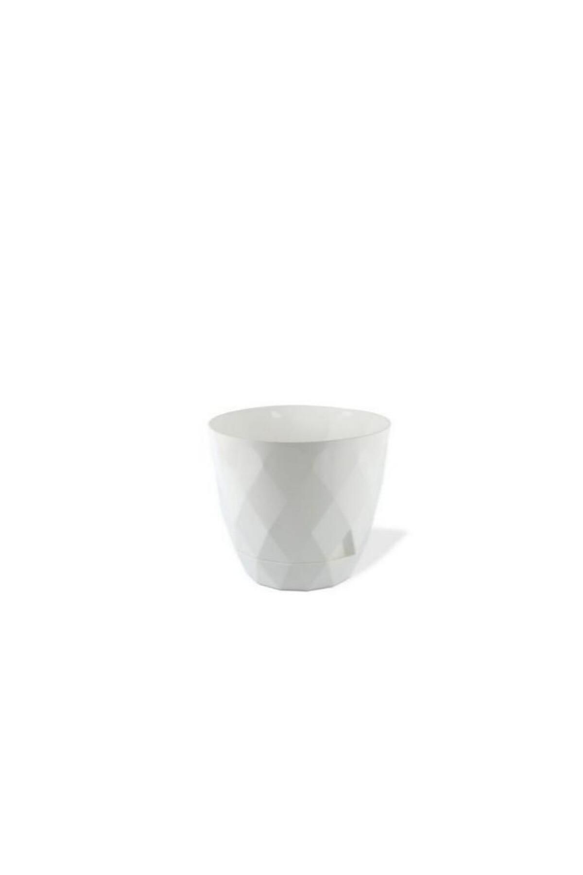 Omnipazar KRS-455 Yakamoz Tabaklı Plastik Saksı Takımı 9.2 Litre No 5