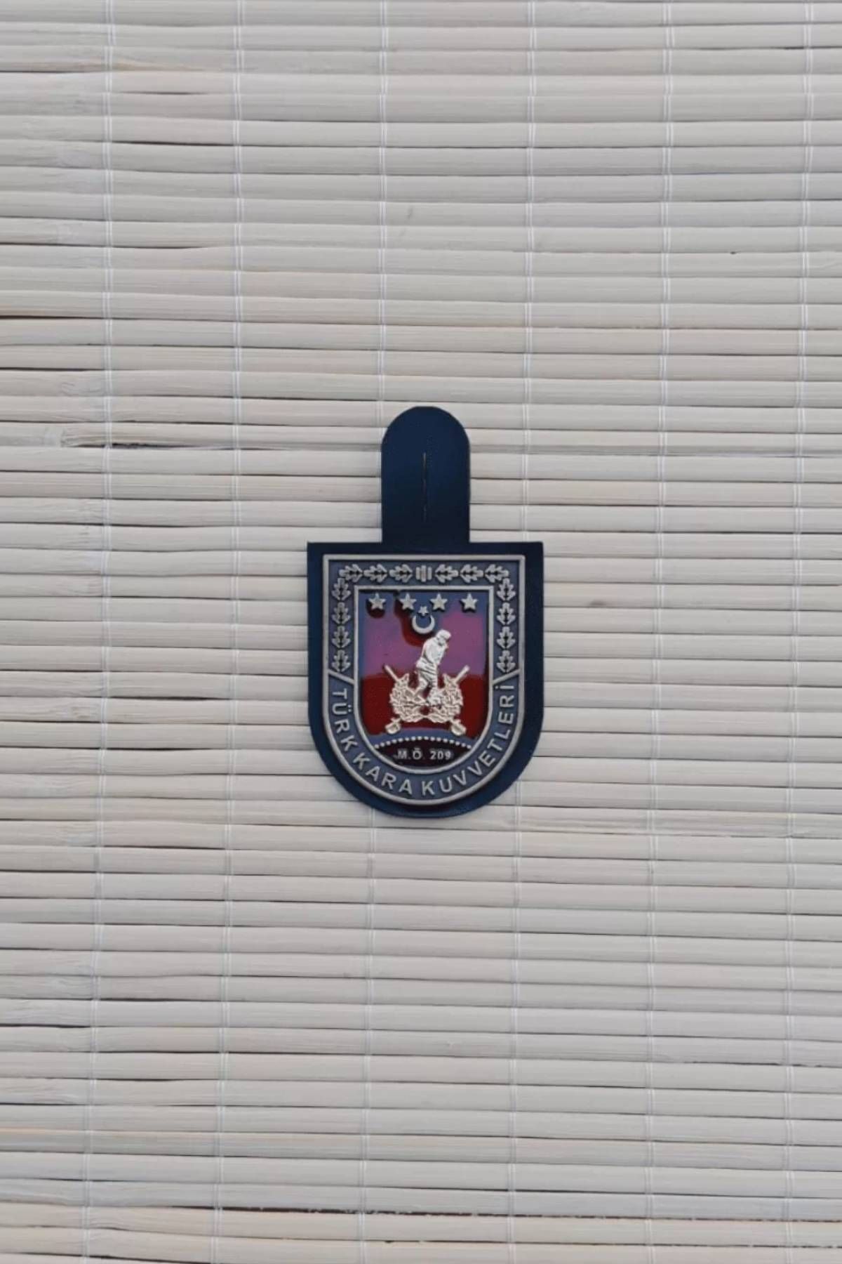 İZMİR ASKERİ MALZEME Turk Kara Kuvvetleri Komutanligi 1 Nolu Harici Metal Gogus Brovesi M.O 209