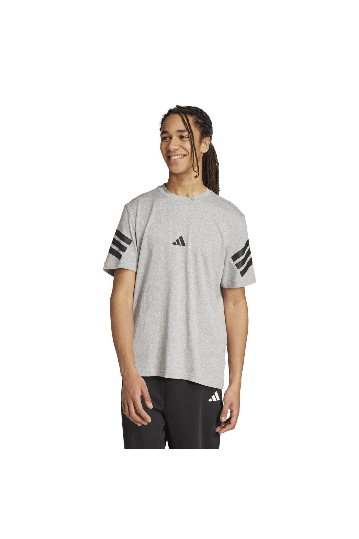 adidas M FI 3S Reg Erkek Tişört
