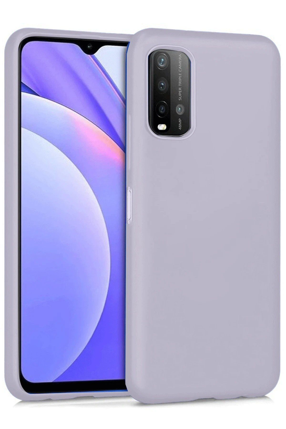 Toptan Bulurum Xiaomi Redmi 9T Kılıf Nano içi Kadife Silikon - Lila