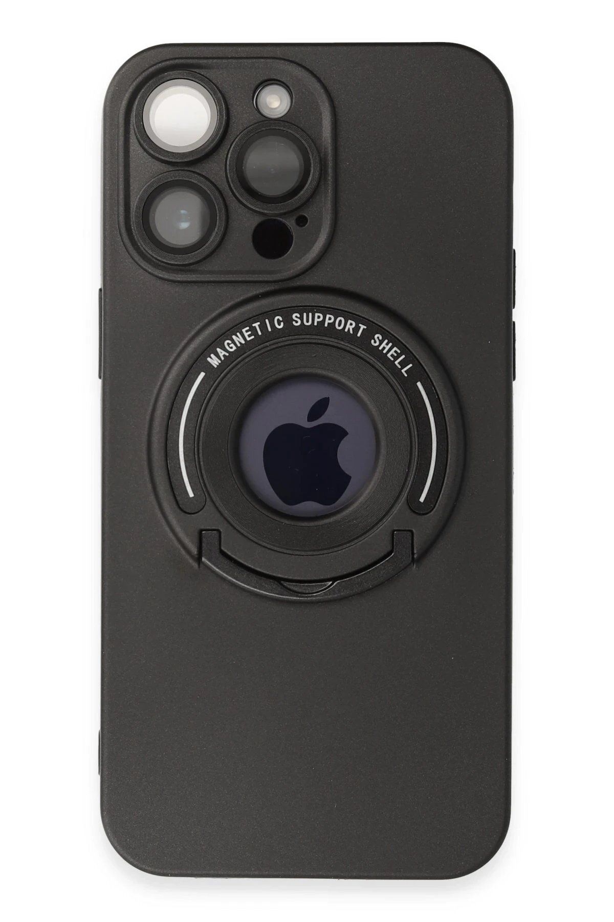 Toptan Bulurum iPhone 13 Pro Max Kılıf Lukka Magneticsafe Kapak - Siyah