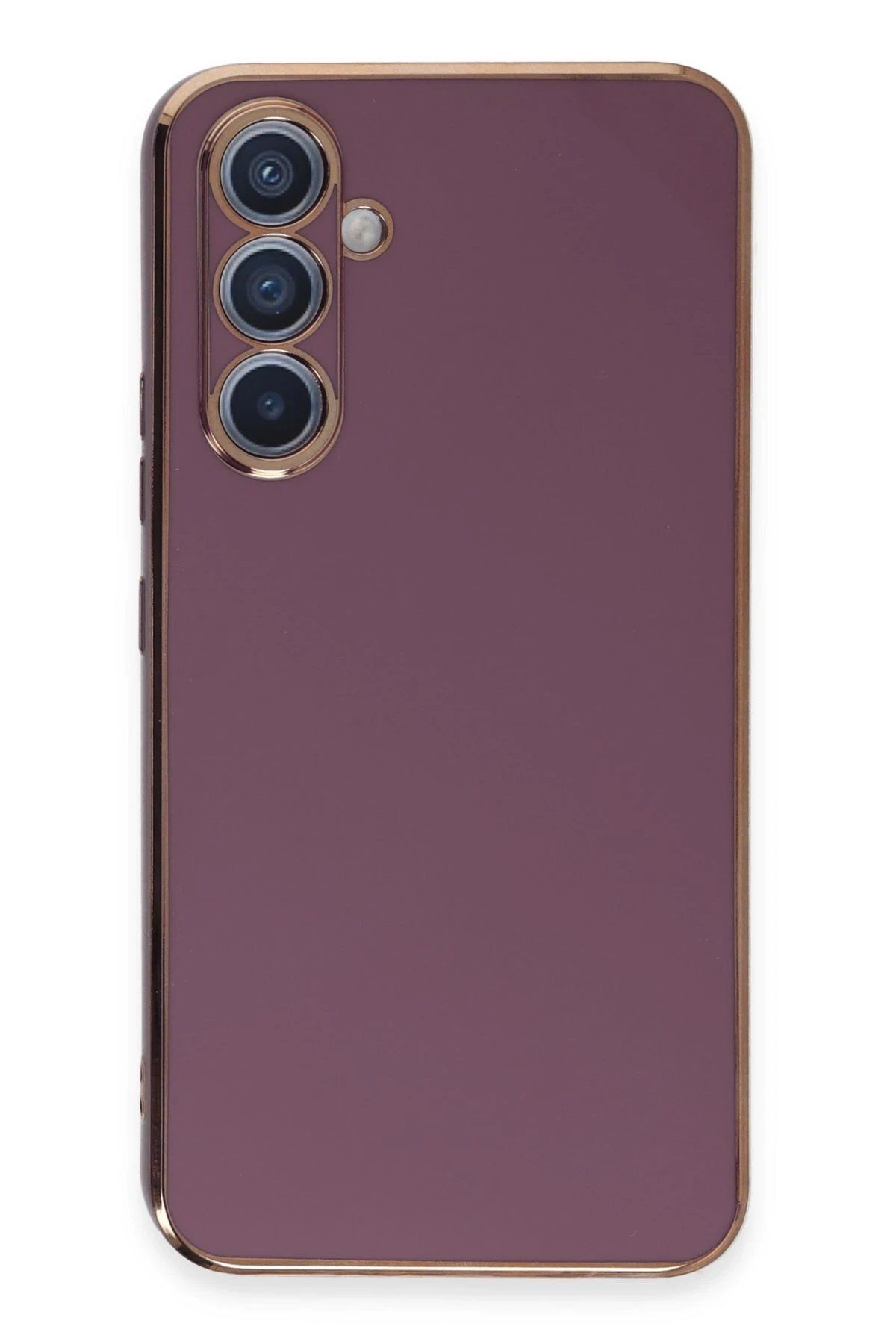 Toptan Bulurum Samsung Galaxy A54 5G Kılıf Volet Silikon - Mor