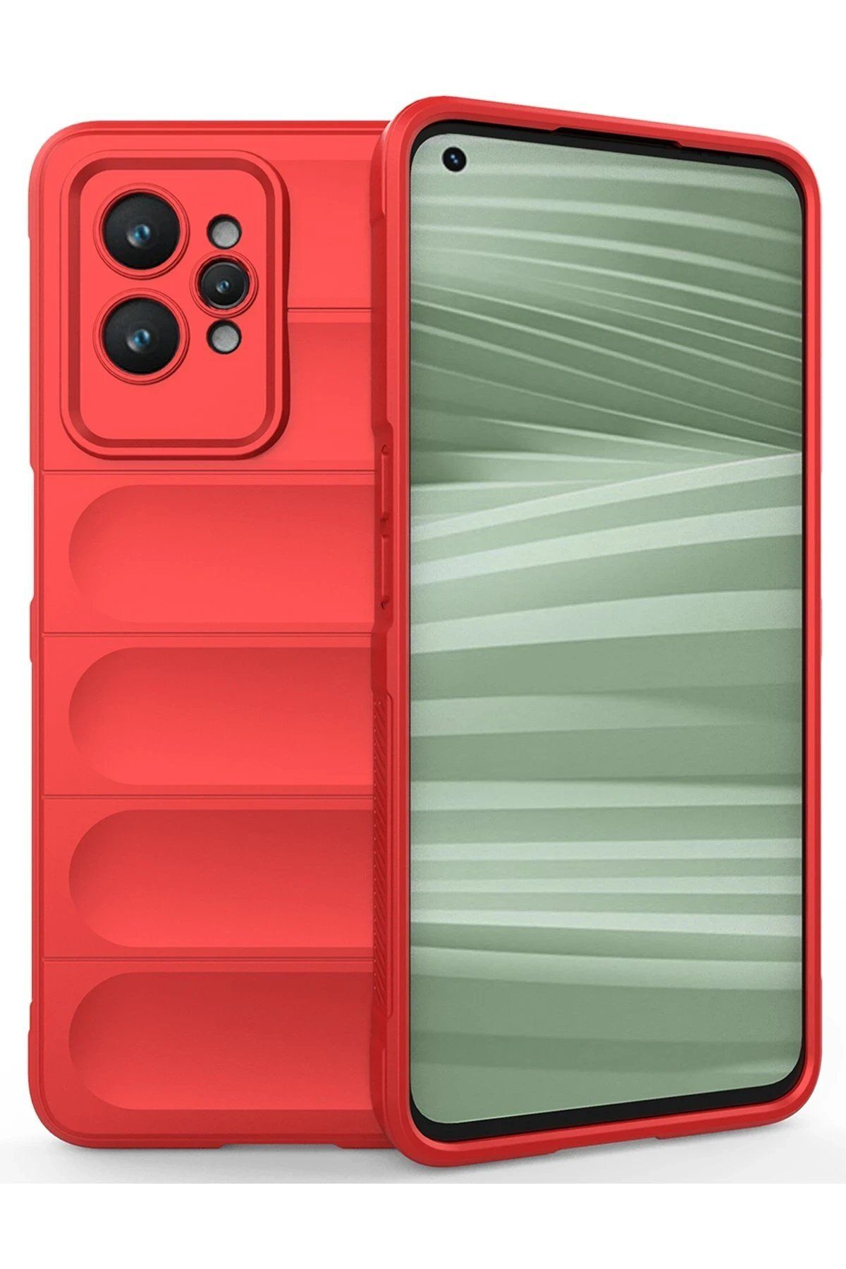 Toptan Bulurum Realme GT2 Pro 5G Kılıf Optimum Silikon - Kırmızı