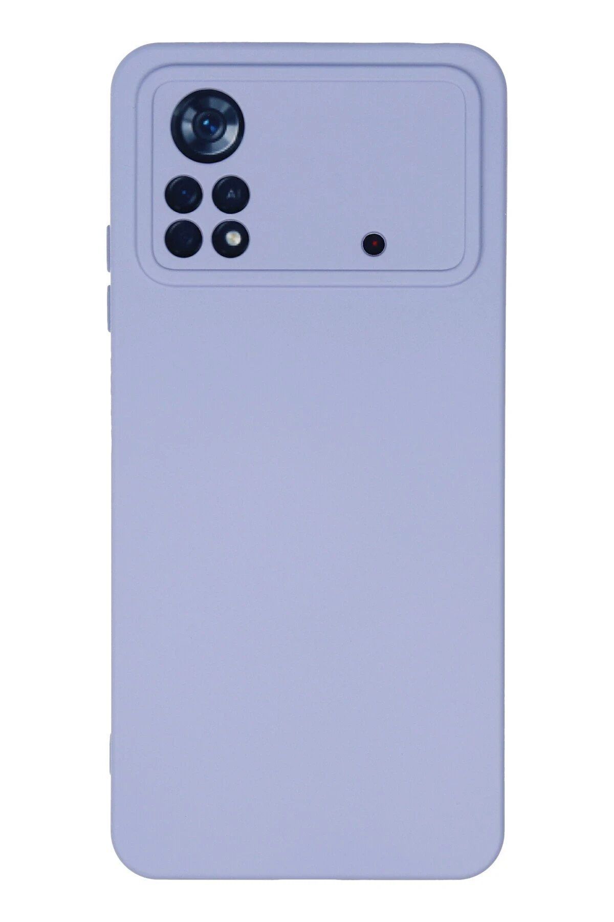 Toptan Bulurum Xiaomi Poco X4 Pro 5G Kılıf Nano içi Kadife Silikon - Lila