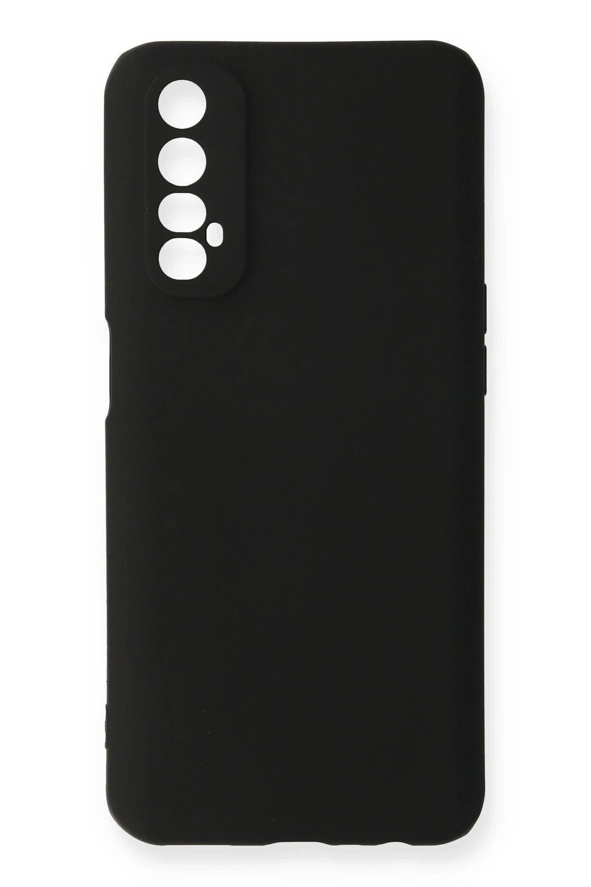 Toptan Bulurum Realme 7 Kılıf First Silikon - Siyah