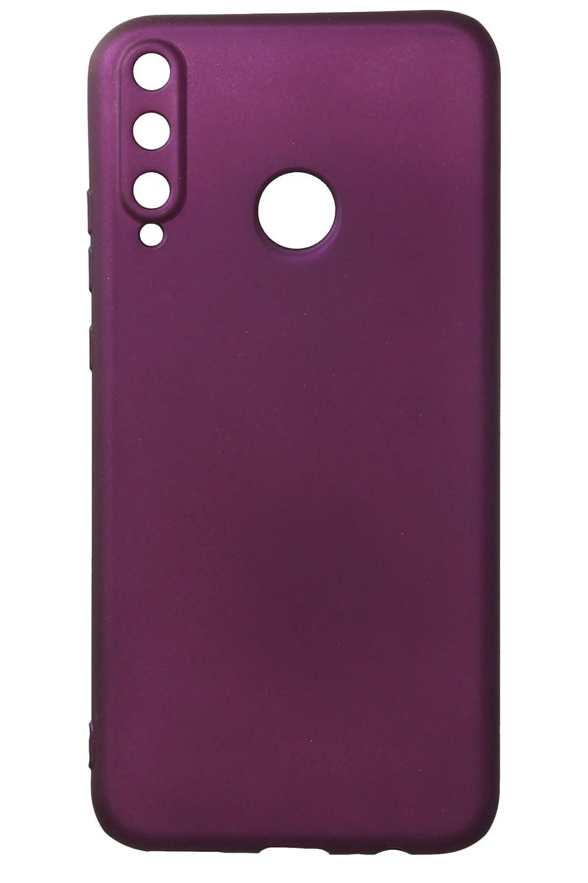 Toptan Bulurum Huawei P40 Lite E Kılıf First Silikon - Mürdüm