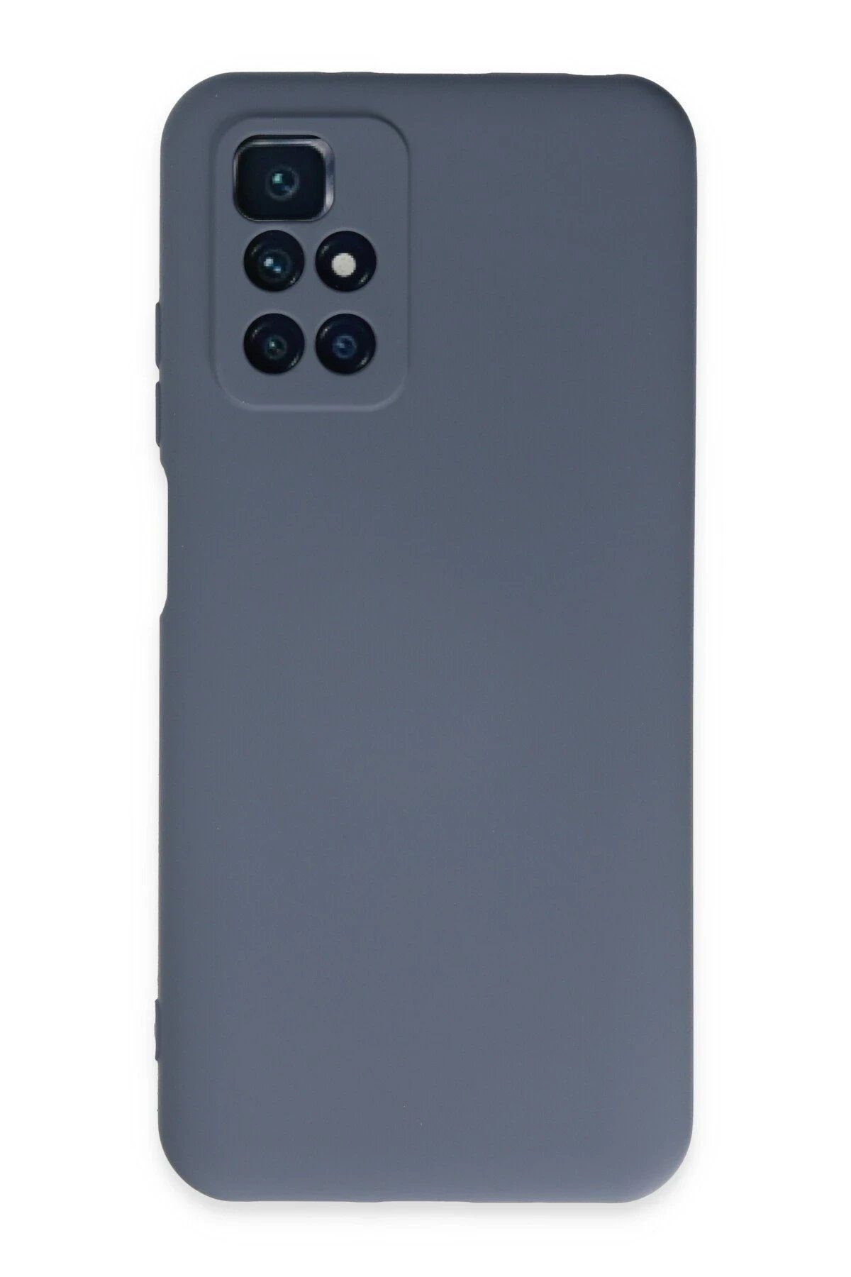 Toptan Bulurum Xiaomi Redmi 10 2022 Kılıf Nano içi Kadife Silikon - Gri