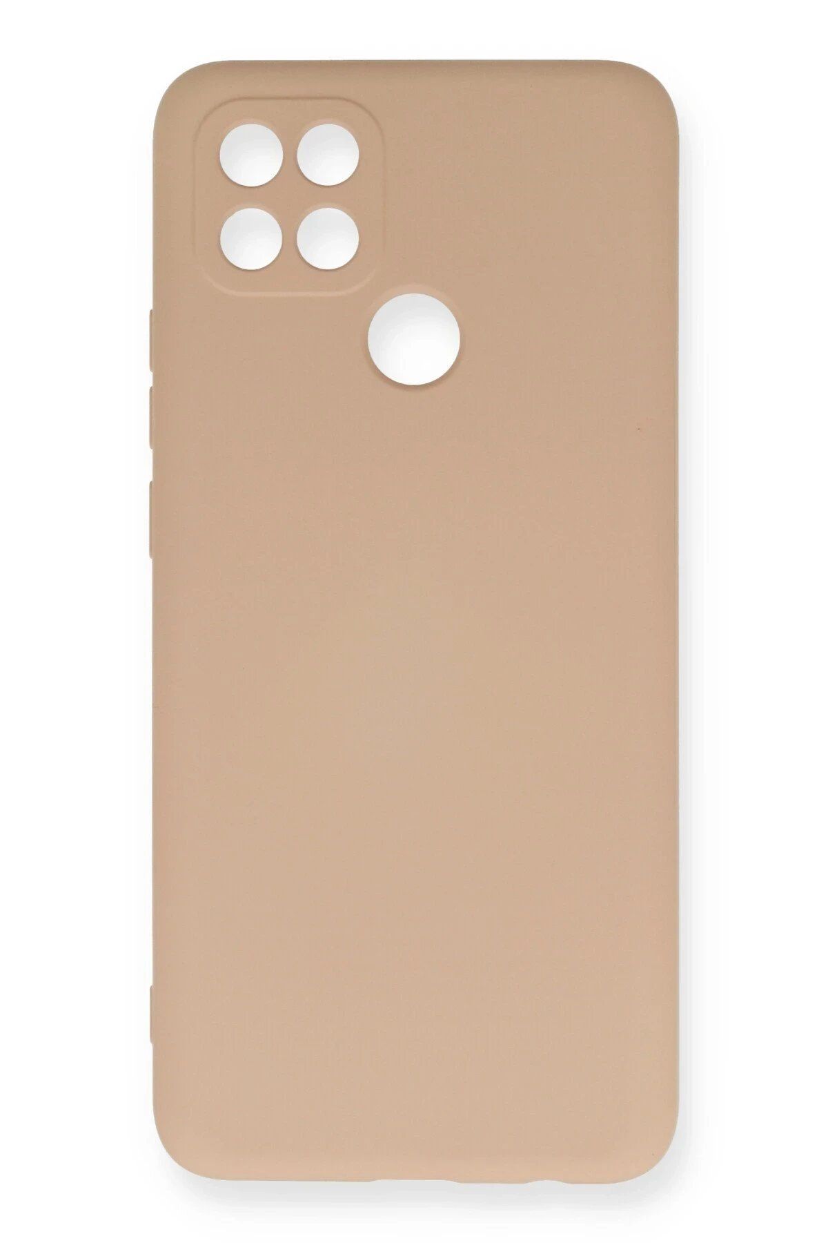 Toptan Bulurum Oppo A15 Kılıf Nano içi Kadife Silikon - Pudra