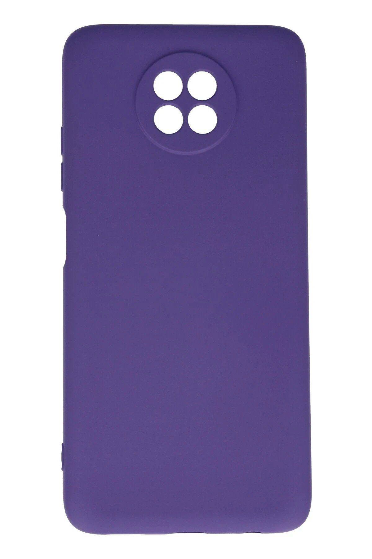 Toptan Bulurum Xiaomi Redmi Note 9 5G Kılıf Nano içi Kadife Silikon - Mor