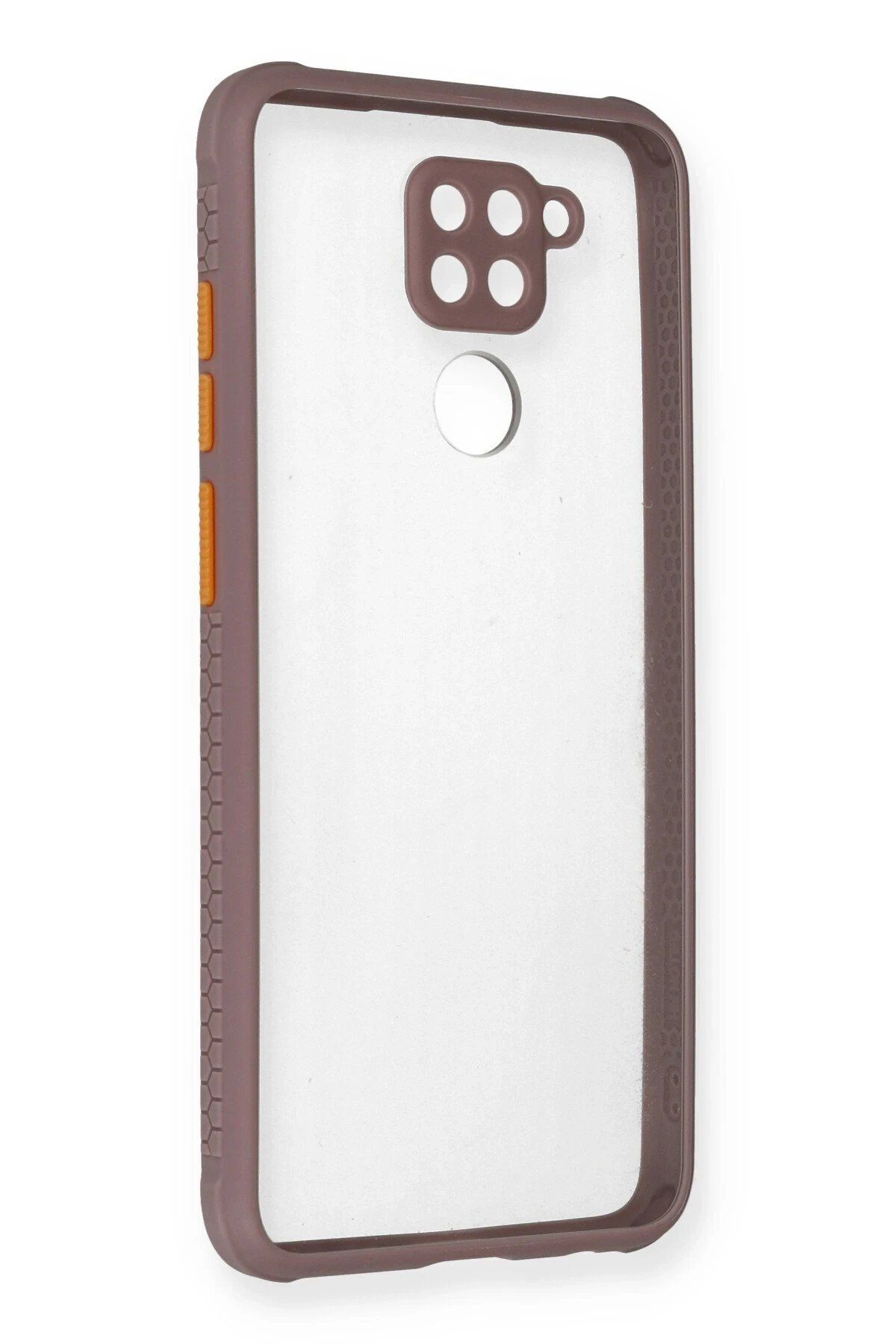 Toptan Bulurum Xiaomi Redmi Note 9 Kılıf Miami Şeffaf Silikon - Açık Mor