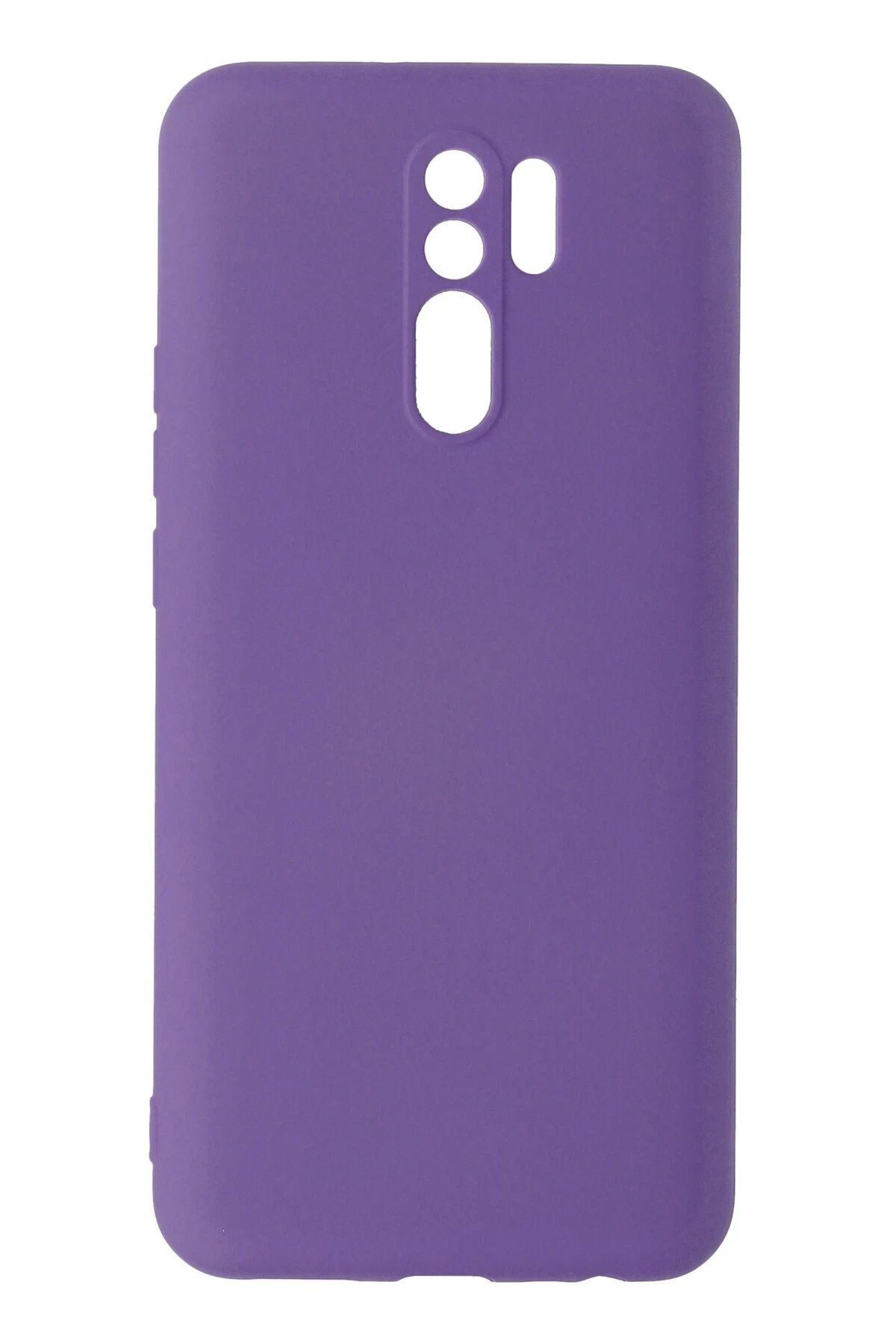 Toptan Bulurum Xiaomi Redmi 9 Kılıf Nano içi Kadife Silikon - Mor