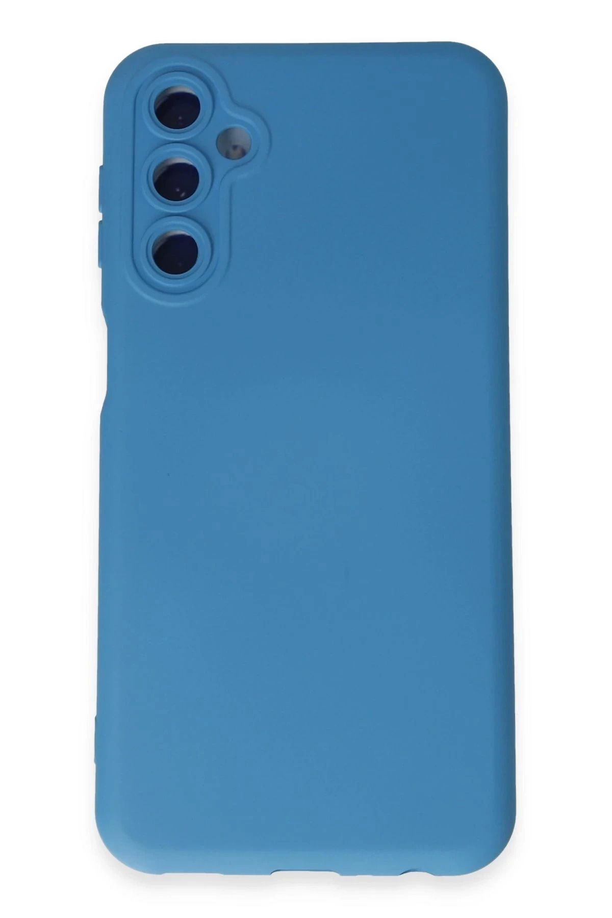Vita Premio BFS Samsung Galaxy M34 5G Kılıf Nano içi Kadife Silikon - Mavi