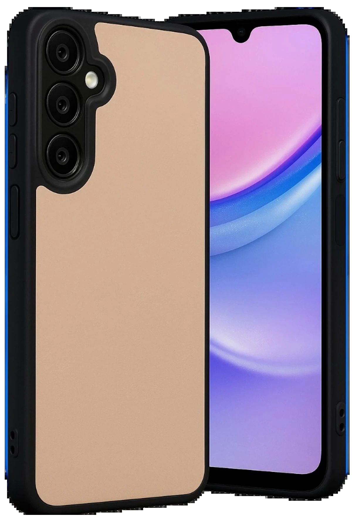 Vita Premio BFS Samsung Galaxy A26 Kılıf Aras Deri Kapak - Pudra