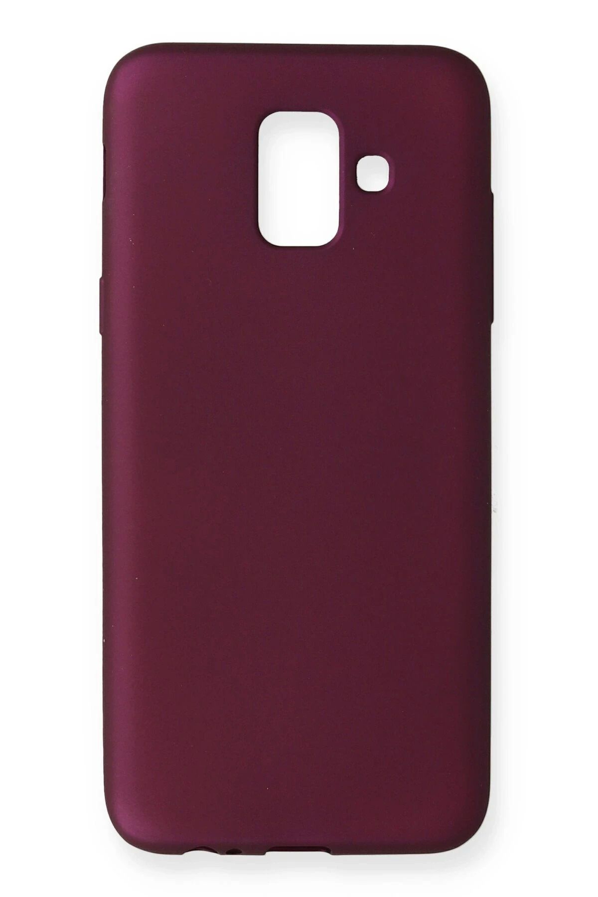 Vita Premio BFS Samsung Galaxy A6 2018 Kılıf First Silikon - Mürdüm