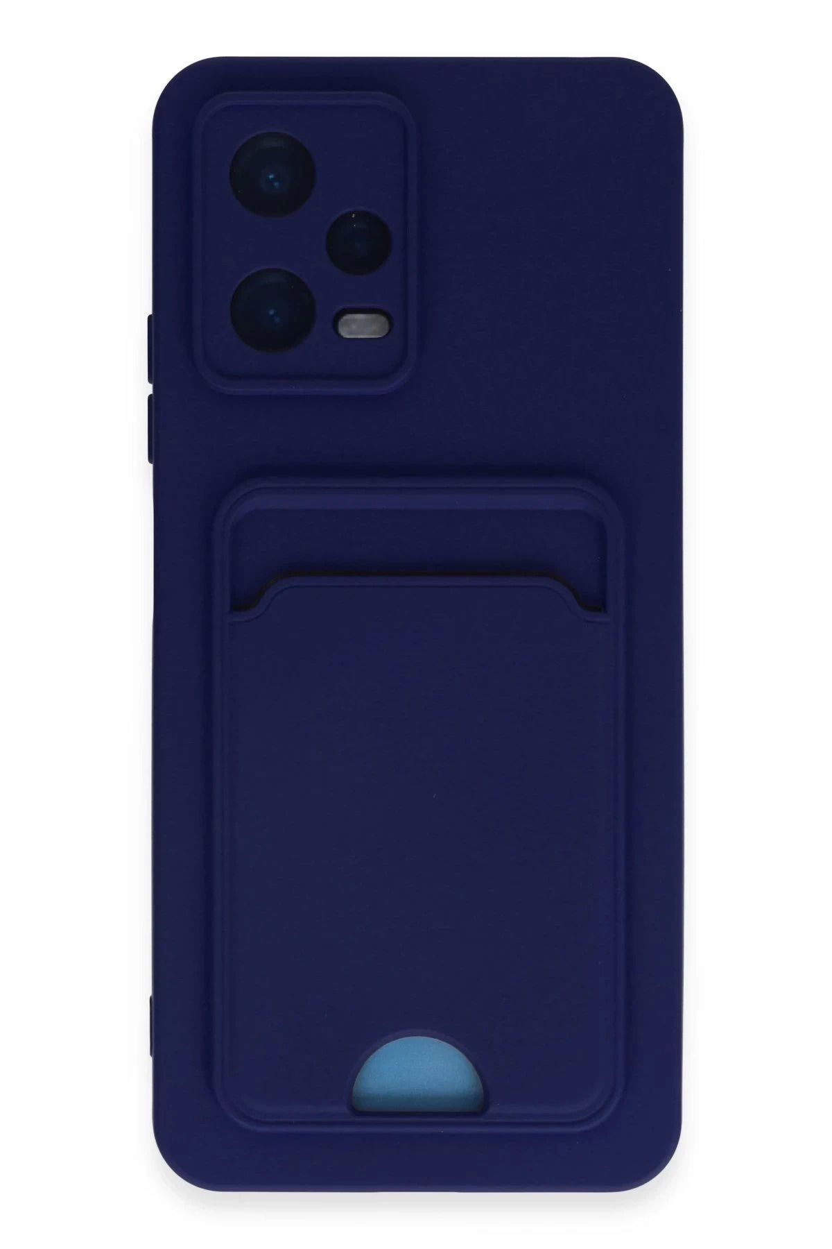 Vita Premio BFS Xiaomi Poco X5 5G Kılıf Kelvin Kartvizitli Silikon - Lacivert