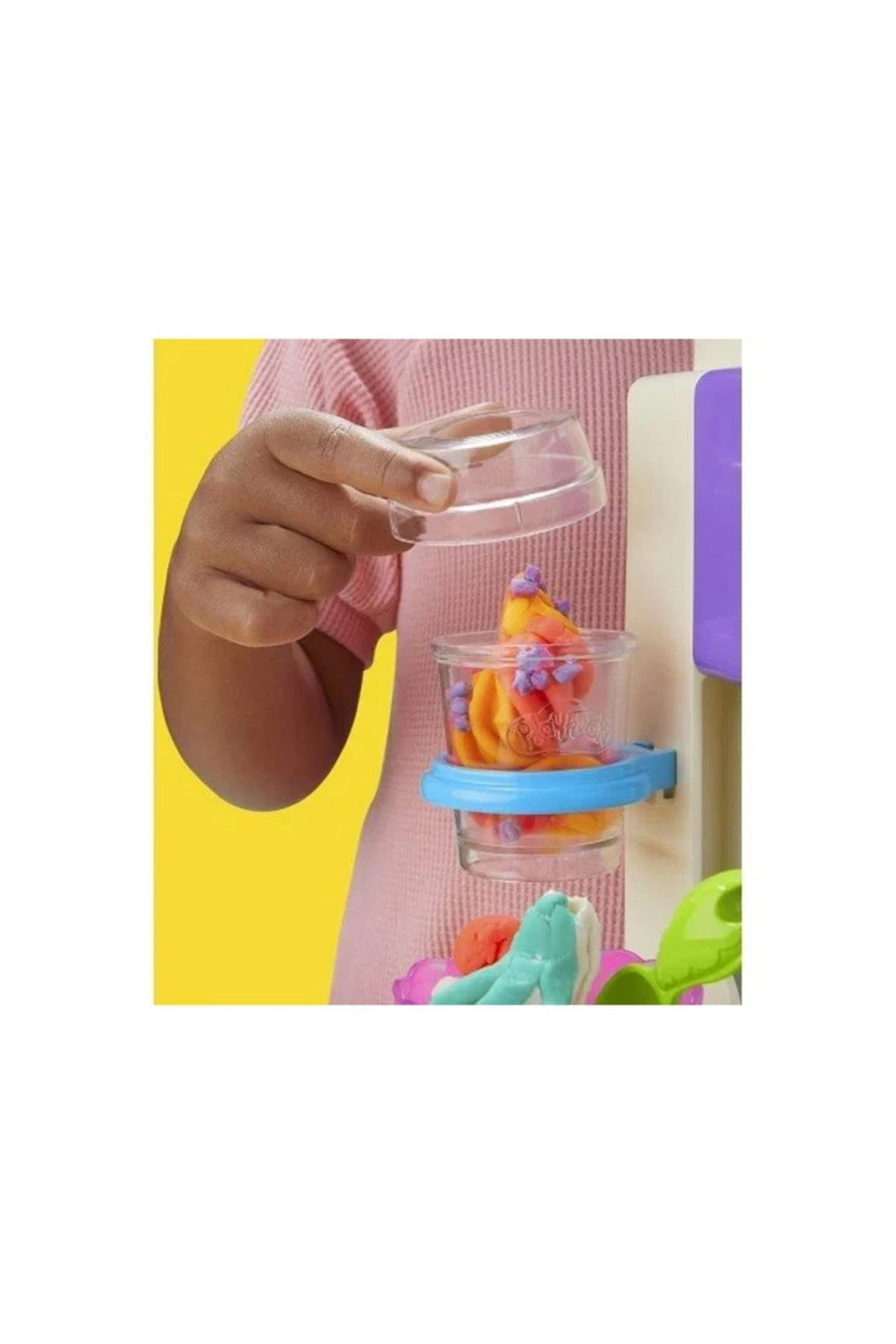 بِفز G0028 مجموعه بازی ساز بستنی رنگین‌کمانی پلی‌دو + ۳ سال