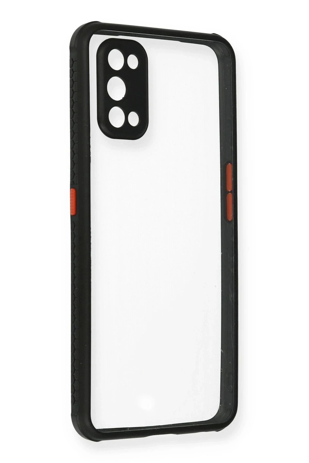 Vita Premio BFS Realme 7 Pro Kılıf Miami Şeffaf Silikon - Siyah