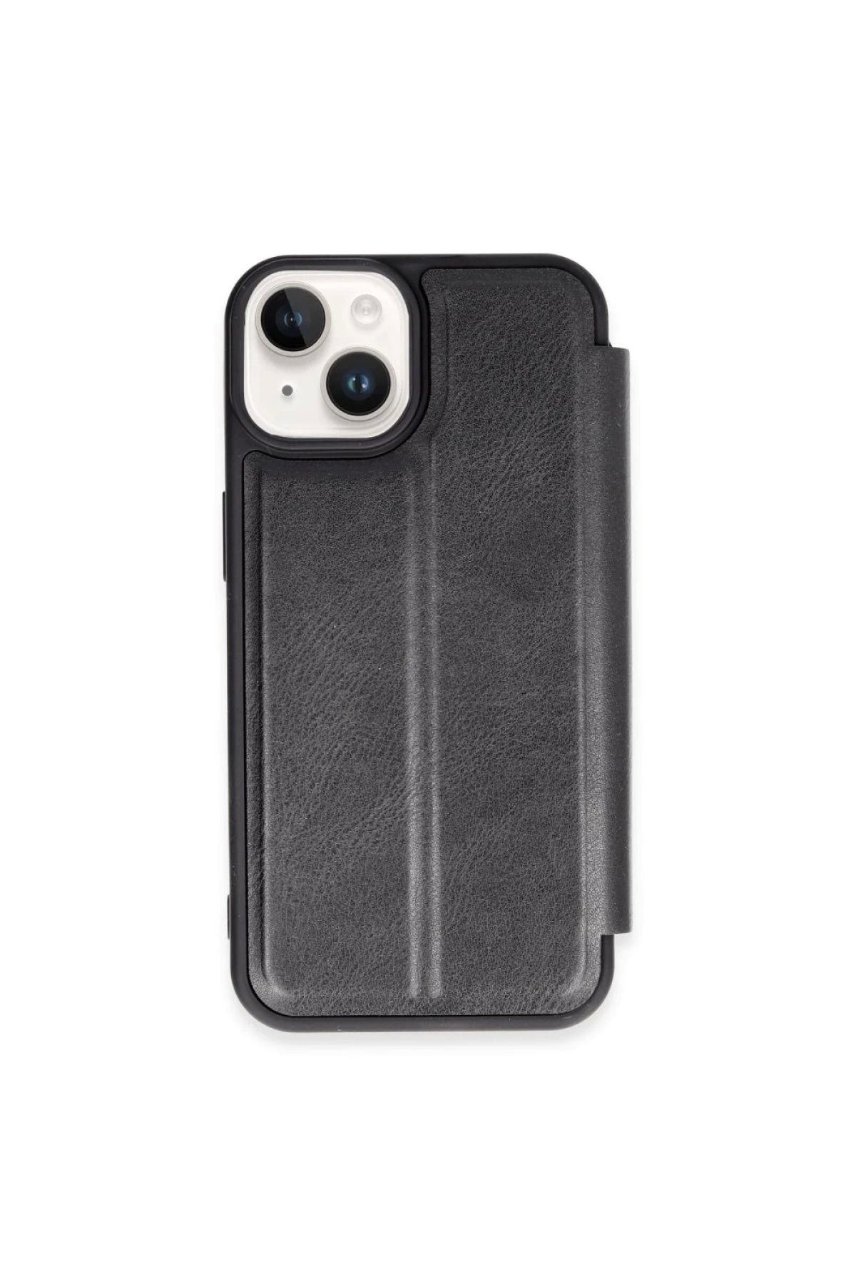 Vita Premio BFS iPhone 15 Kılıf Flip Cover - Siyah
