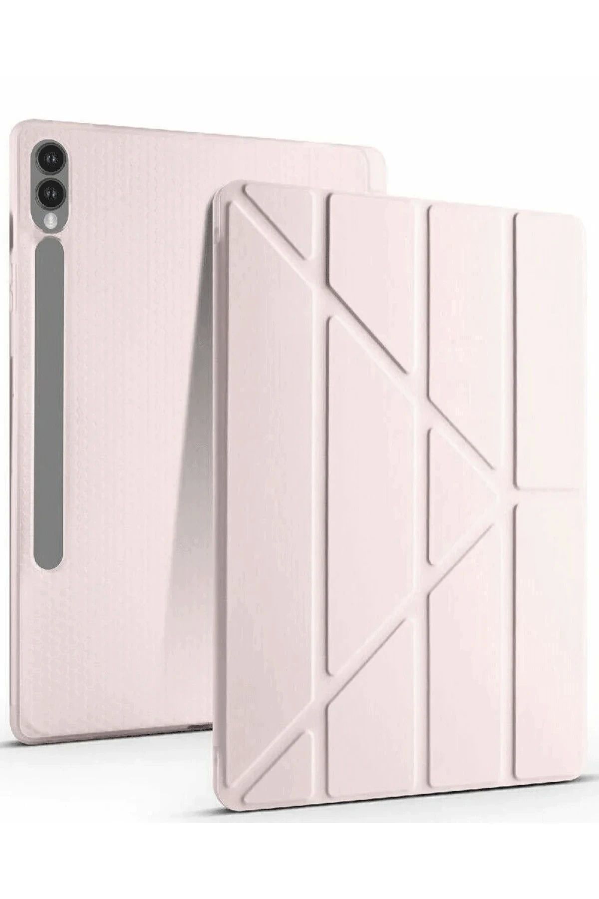 Vita Premio BFS Samsung Galaxy X510 Tab S9 FE 11 Kılıf Kalemlikli Mars Tablet Kılıfı - Rose Gold