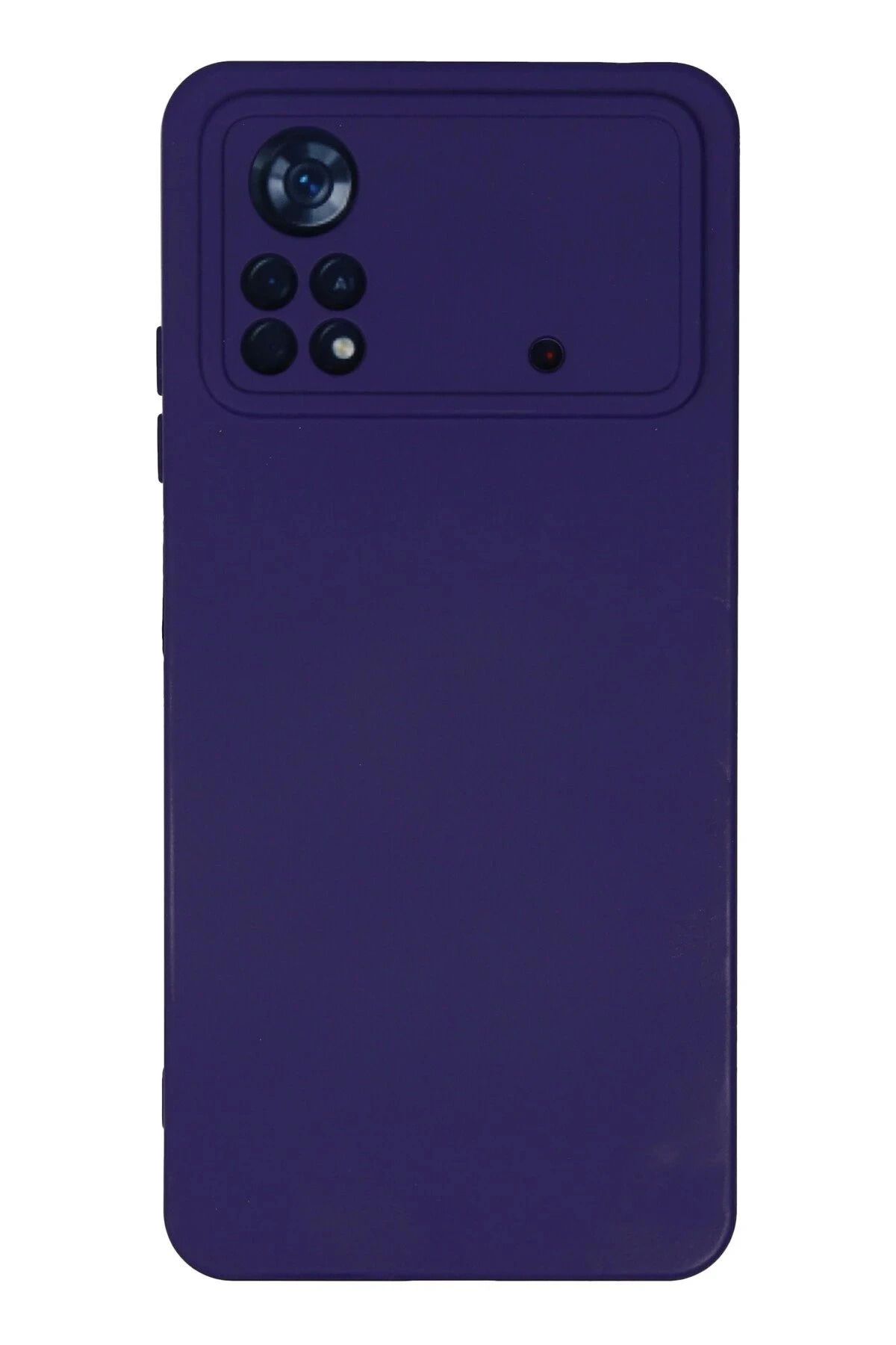 Vita Premio BFS Xiaomi Poco X4 Pro 5G Kılıf Nano içi Kadife Silikon - Mor